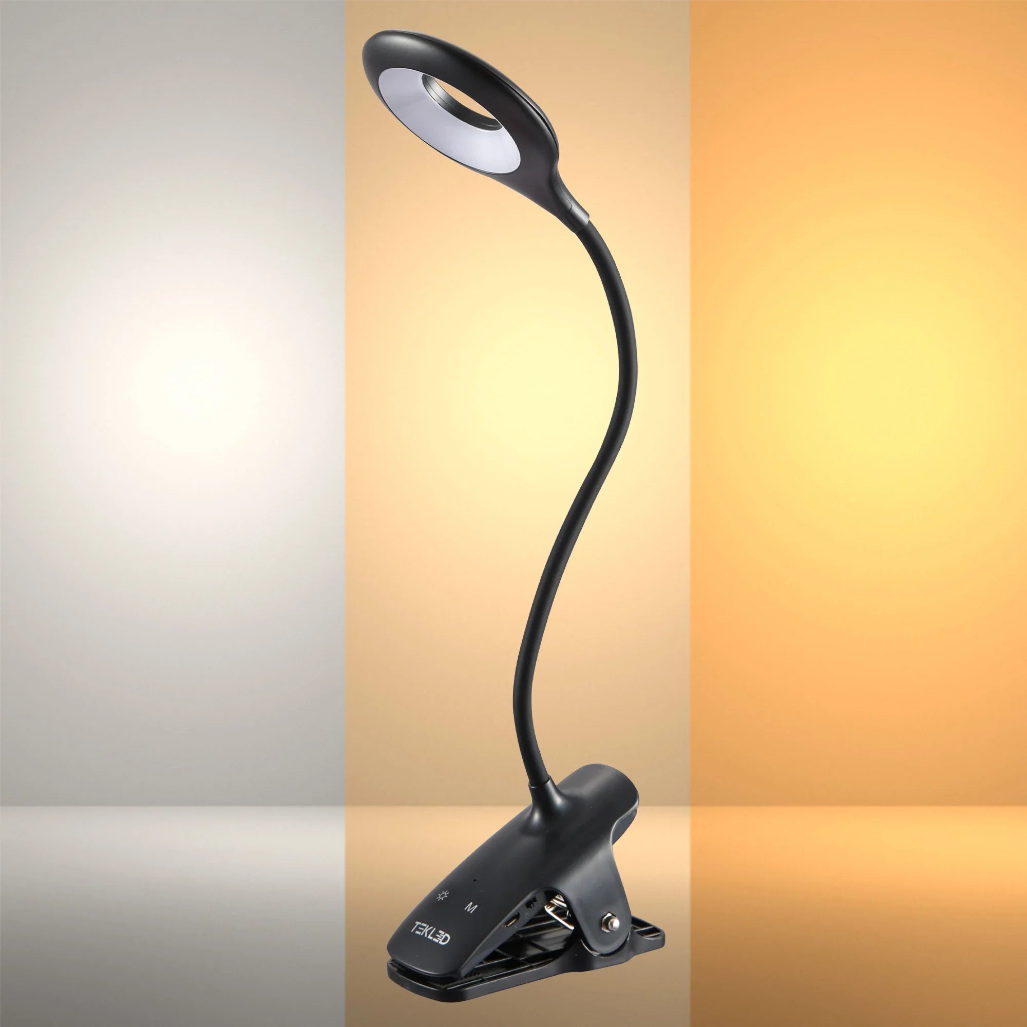 Ringo Rechargeable Clip on Reading Desk Light Dimmable and Colour Modes