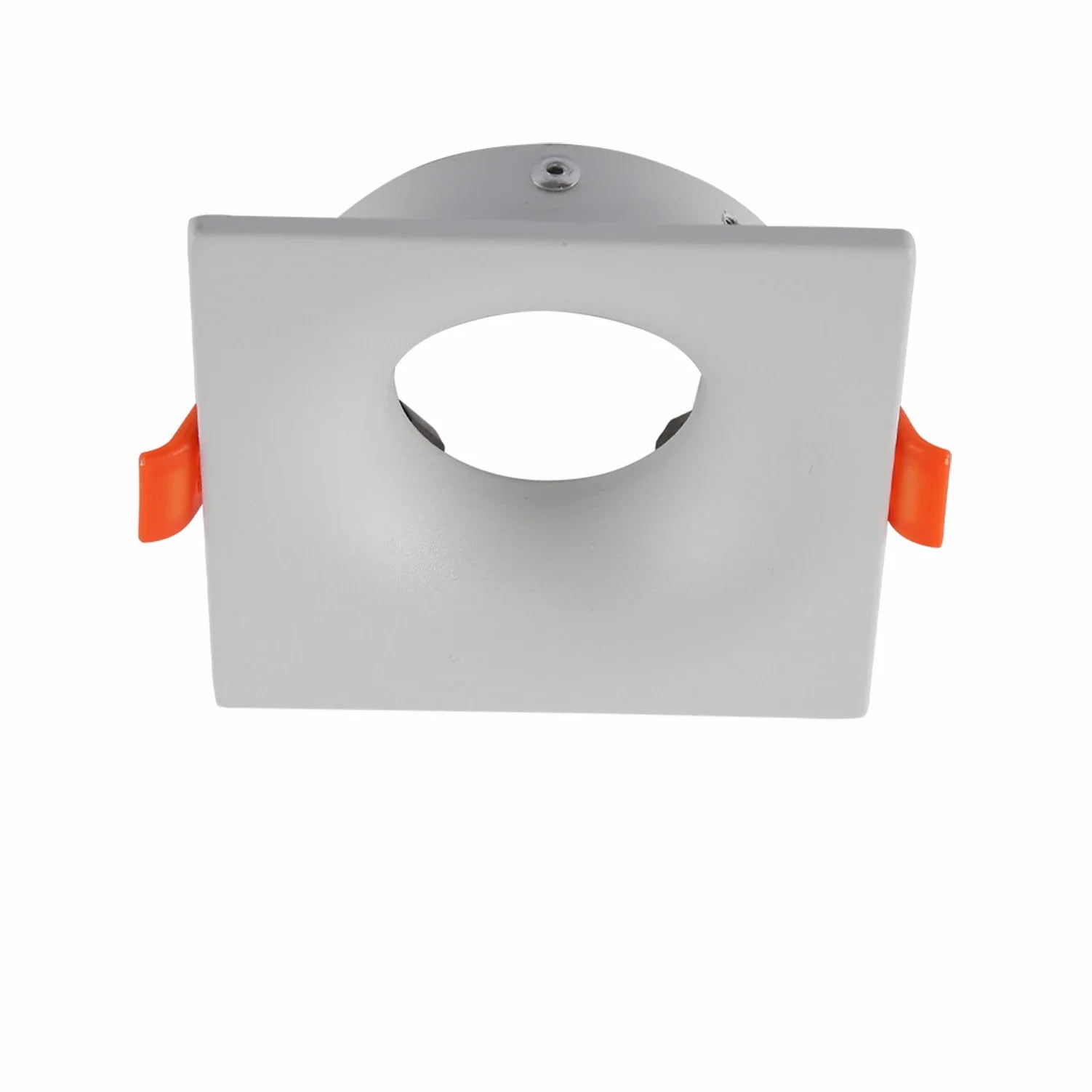 Round or Rectangle White Diecast Aluminium Fixed Downlight GU10 Fitting
