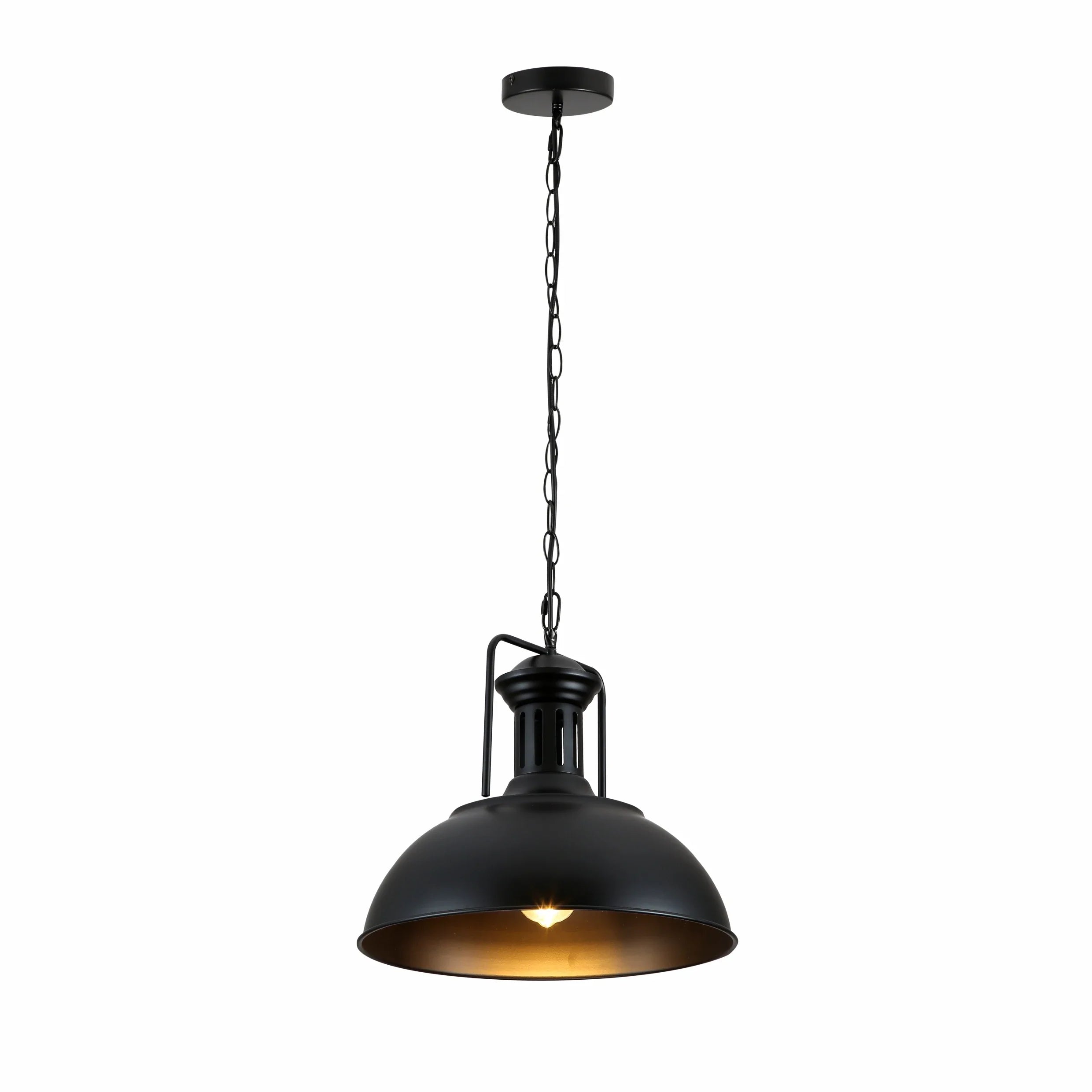 Dome Industrial Jumbo Metal Ceiling Pendant Light E27 Fitting