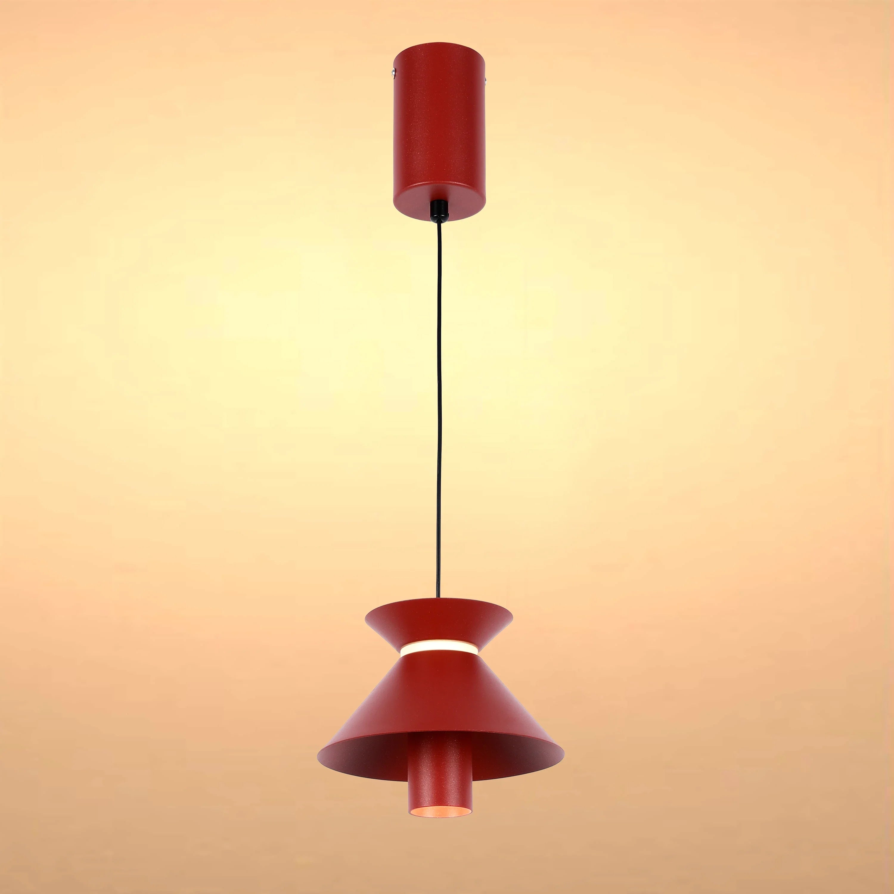 Hourglass Pendant Light - 7W LED, 4000K Cool White, IP20