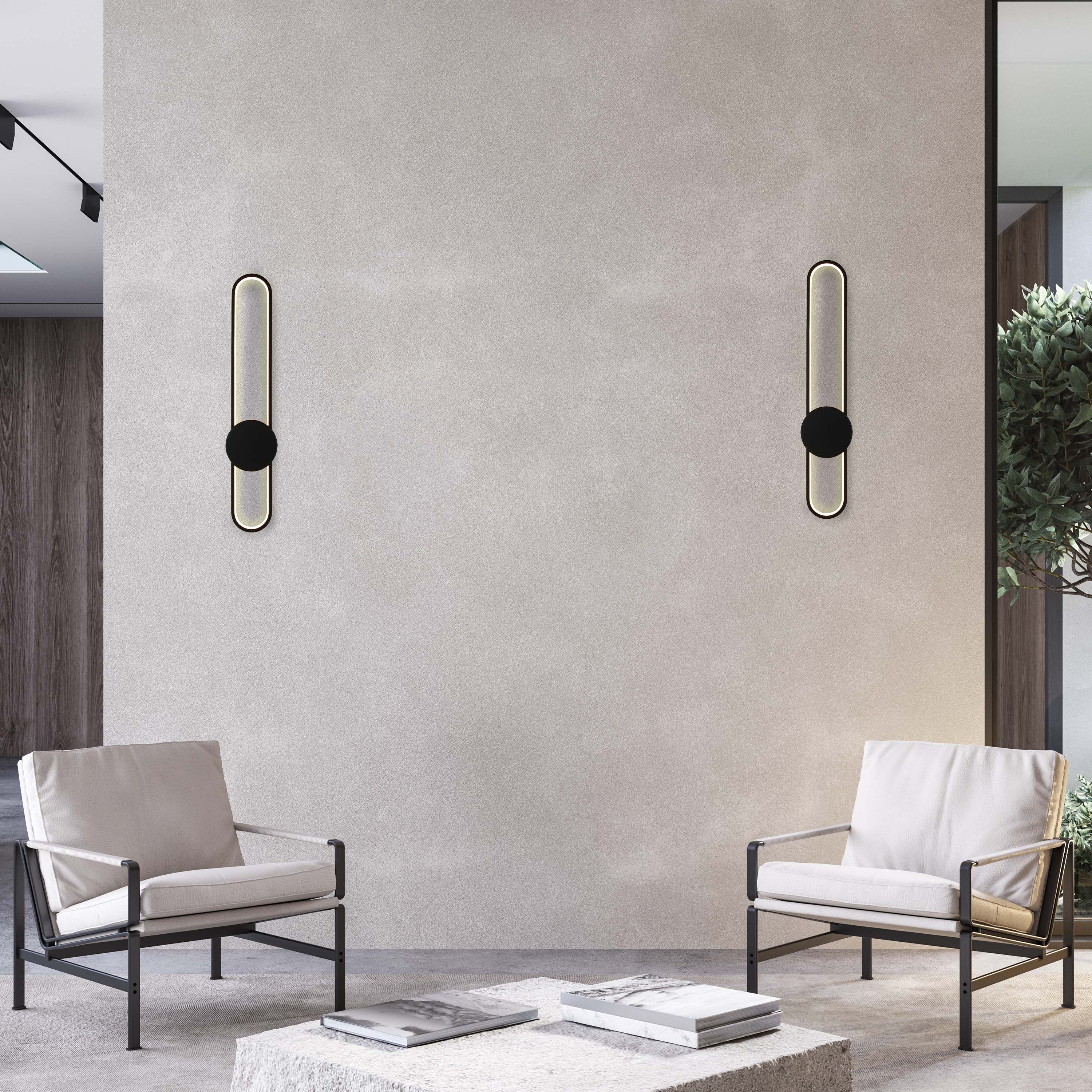 Modern Linear LED Wall Sconce, 3CCT Selectable Light (60cm / 90cm)