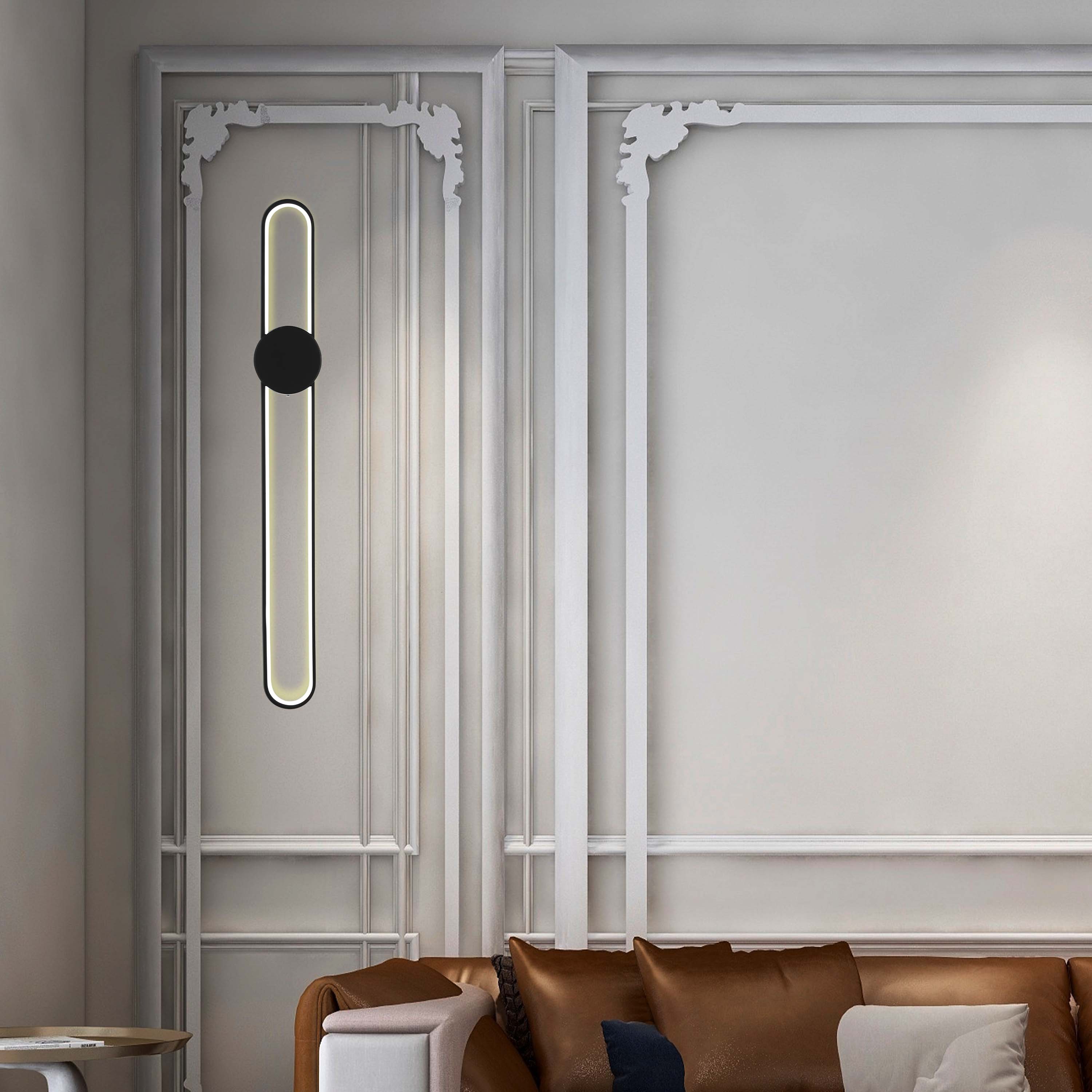 Modern Linear LED Wall Sconce, 3CCT Selectable Light (60cm / 90cm)