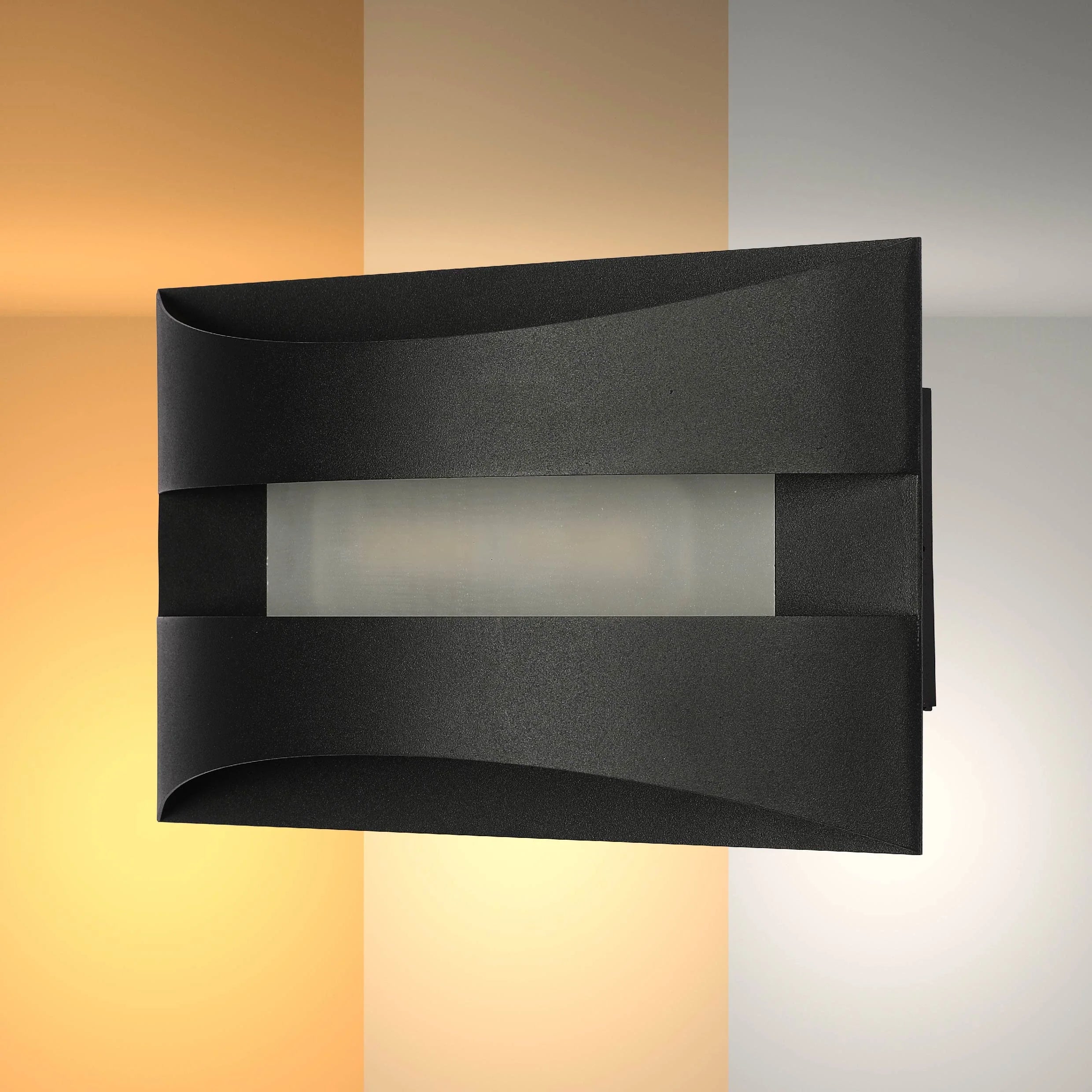 Contemporary Dual-Arc LED Wall Sconce
