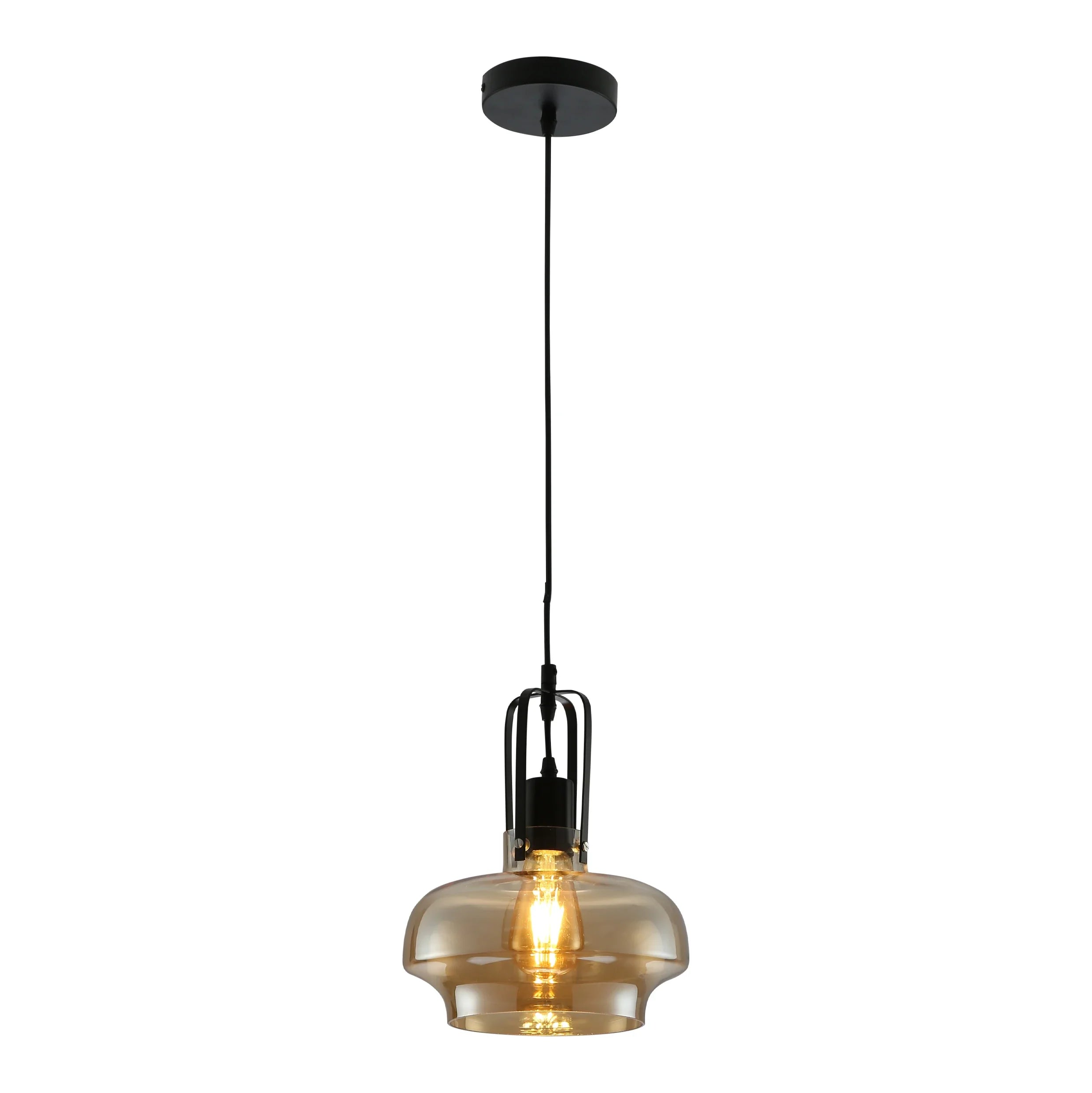 Vintage Industrial Japanese Gaslight Minimalist Glass Pendant Light