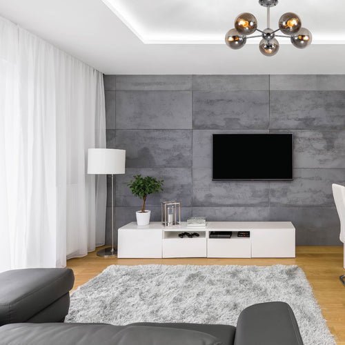 More interior usage of Smoky Globe Glass Chrome Metal Body Sputnik Molecule Modern Ceiling Light with E27 Fittings | TEKLED 159-17686