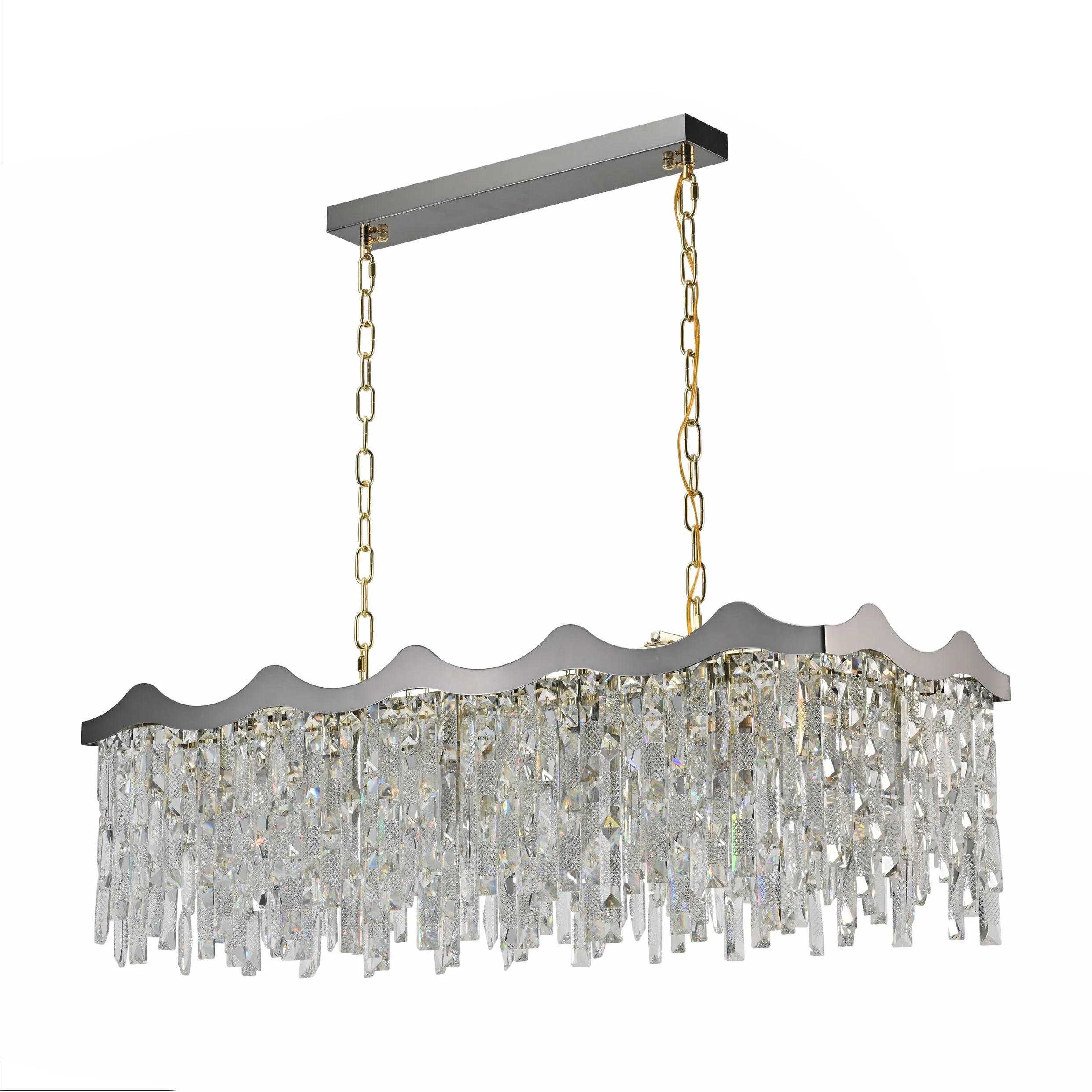 Crown Crystal Chandelier Ceiling Light