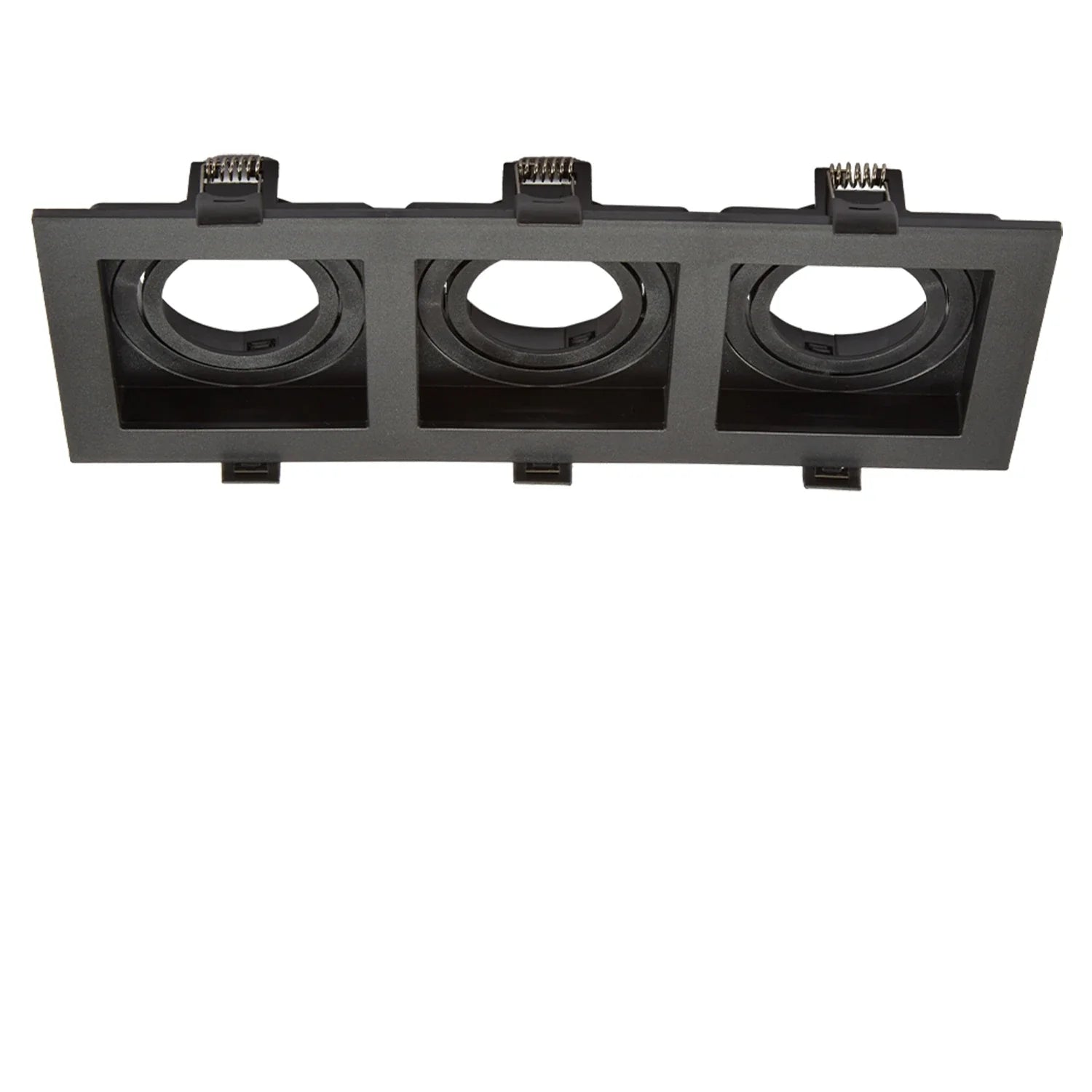 Polycarbonate Rectangle Grill Tilt Recessed Downlight GU10