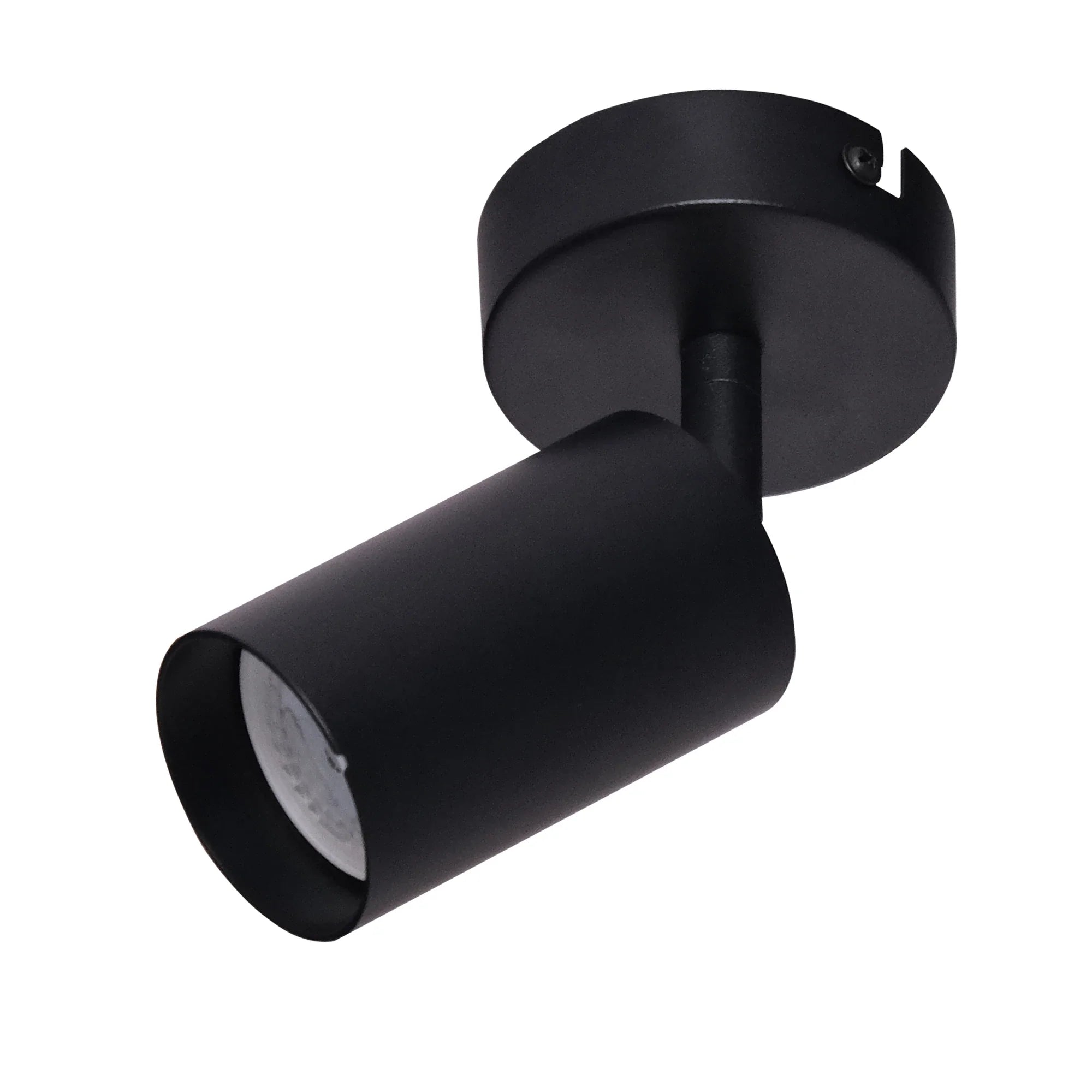 Rotatable Cylinder Rod GU10 Spotlight Back-Center Connected