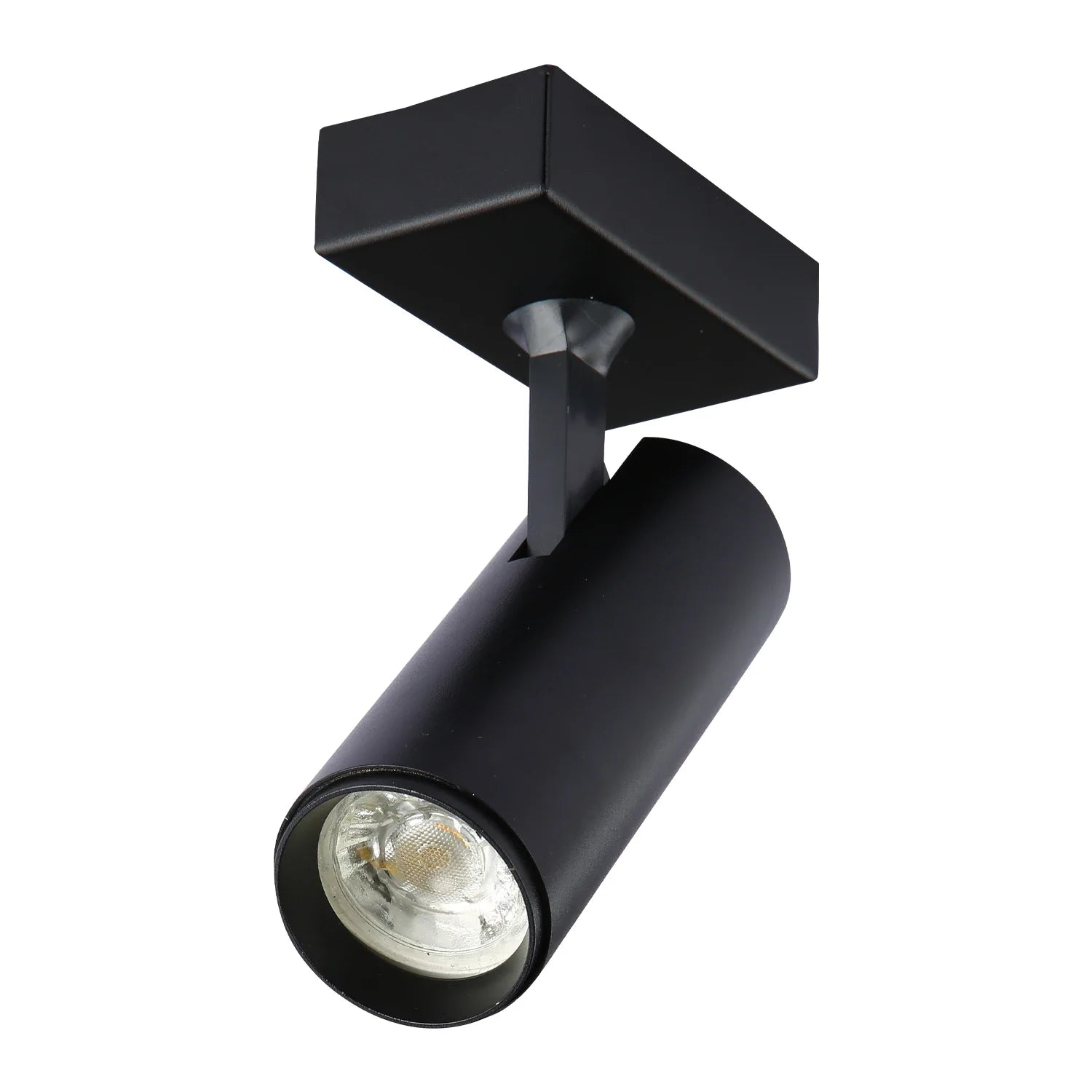 Virmo Rotatable Long Cylinder GU10 Spotlight Square or Linear Rose Side Connected Black