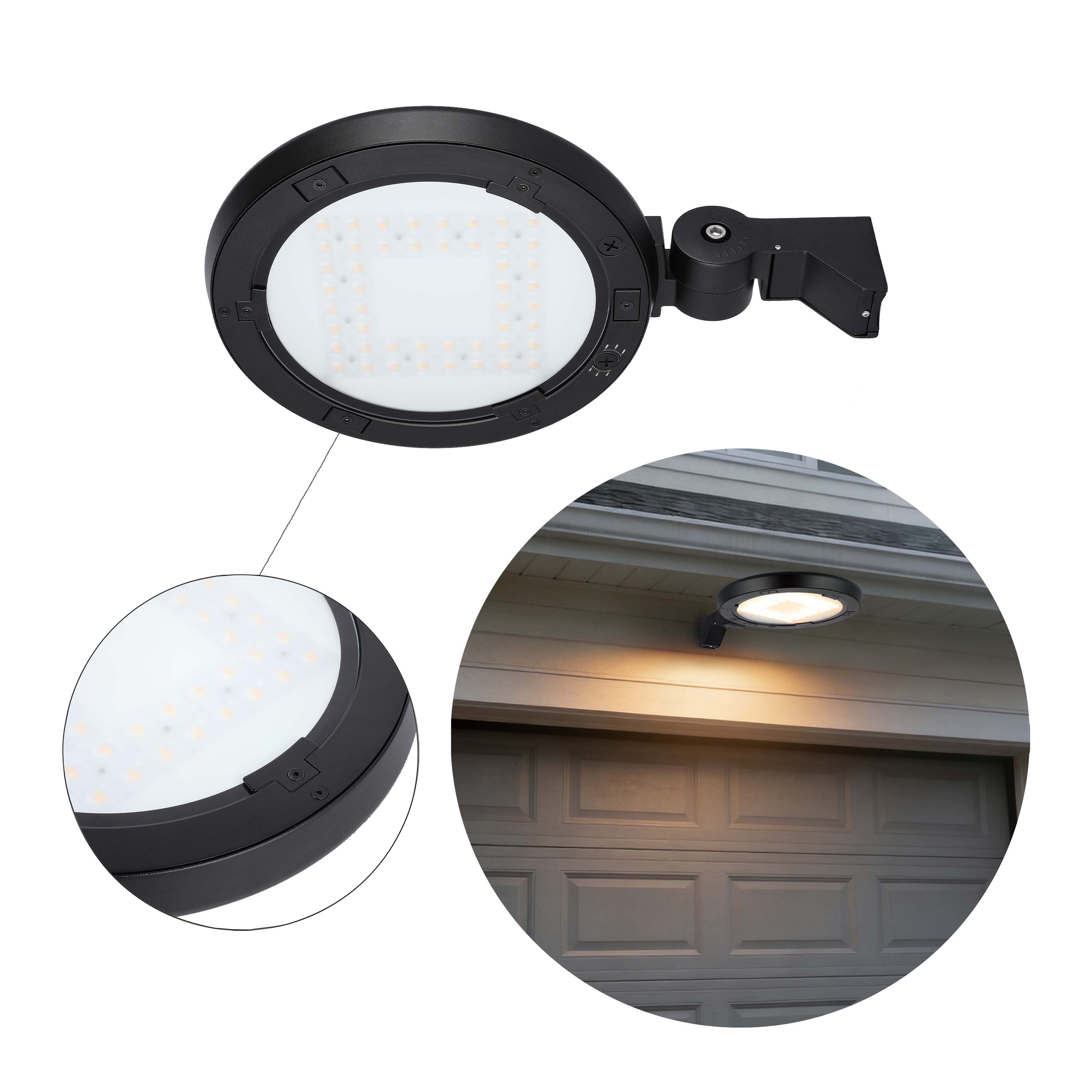 LED Outdoor Wall Light, Selectable 60-100W & 3CCT