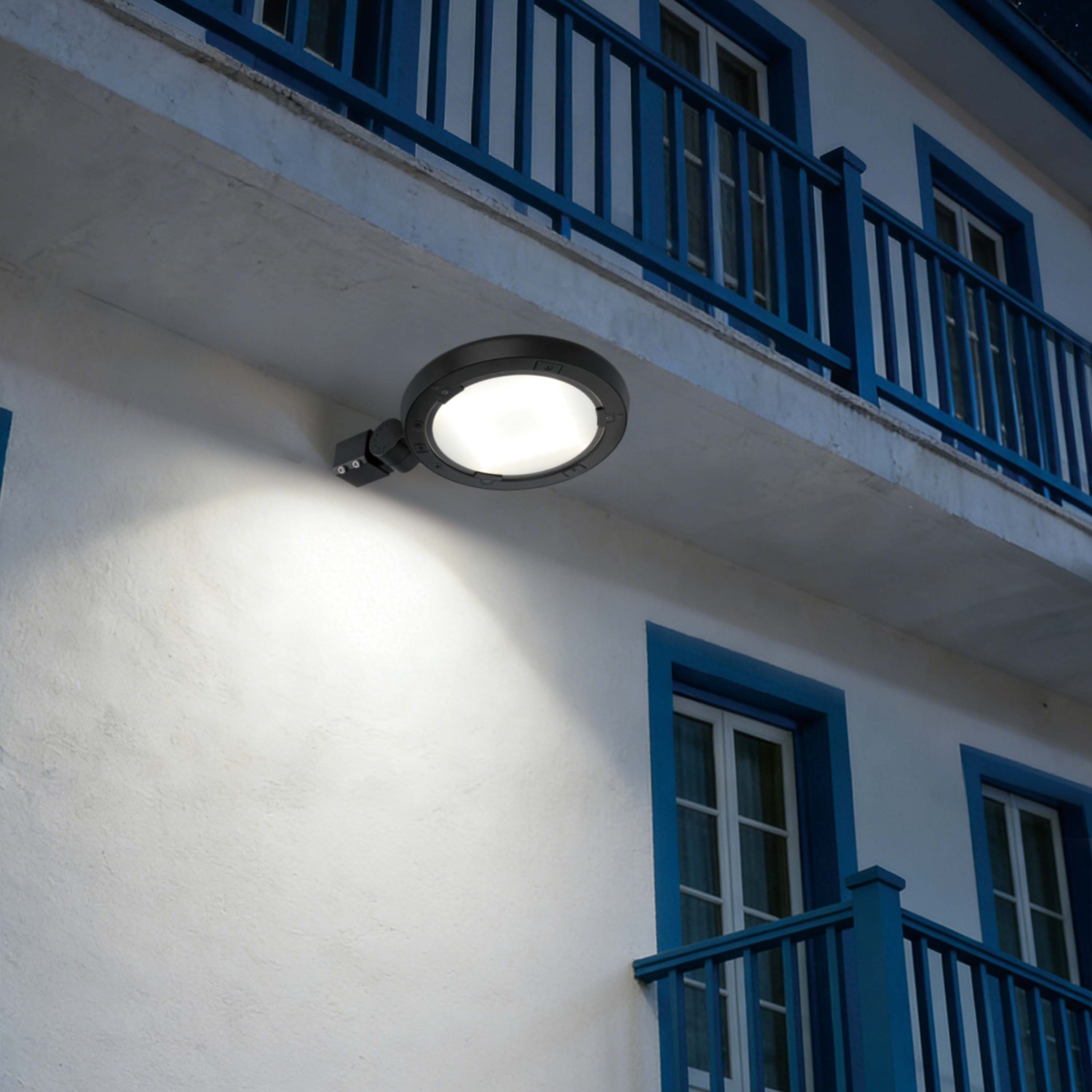 LED Outdoor Wall Light, Selectable 60-100W & 3CCT