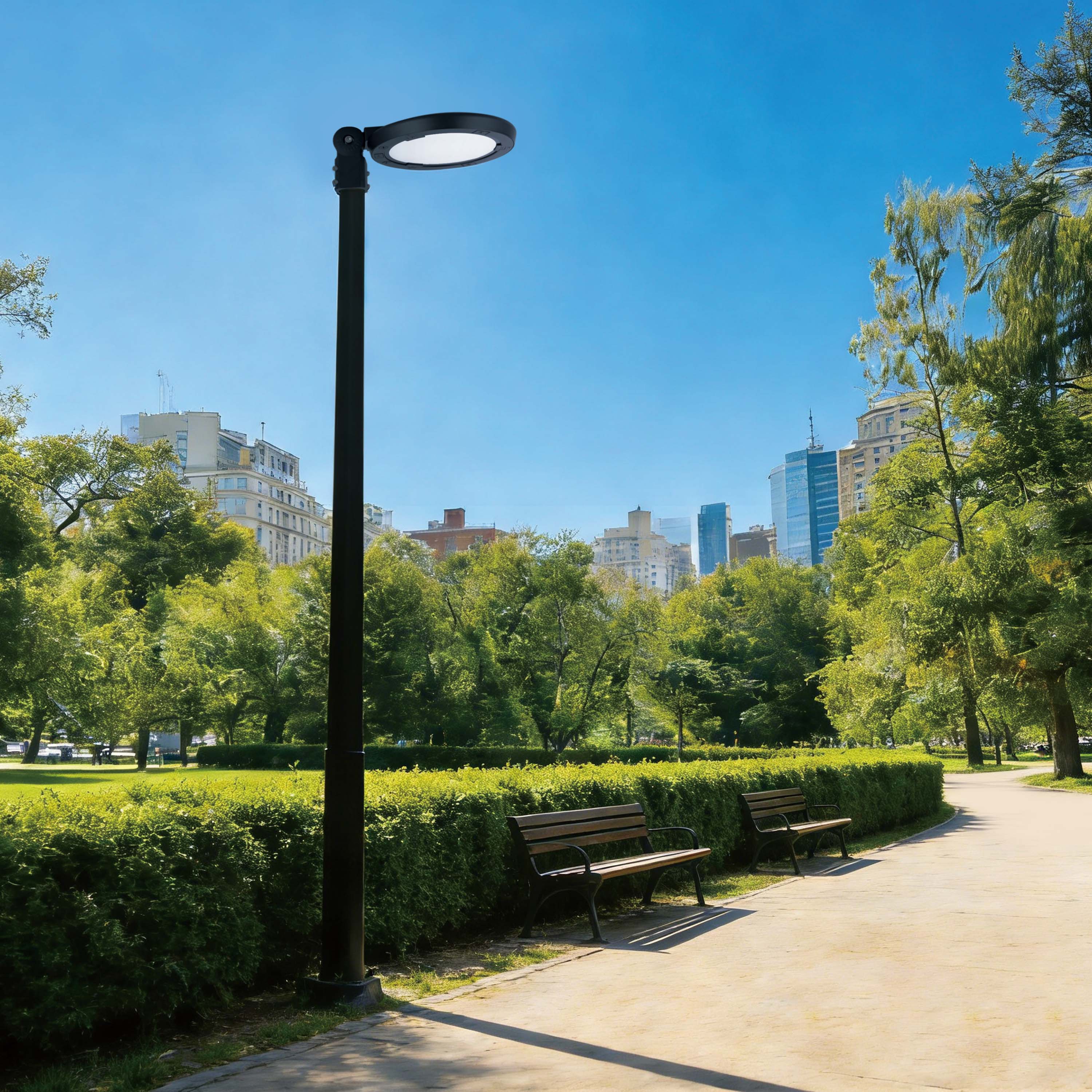 LED Outdoor Wall Light, Selectable 60-100W & 3CCT