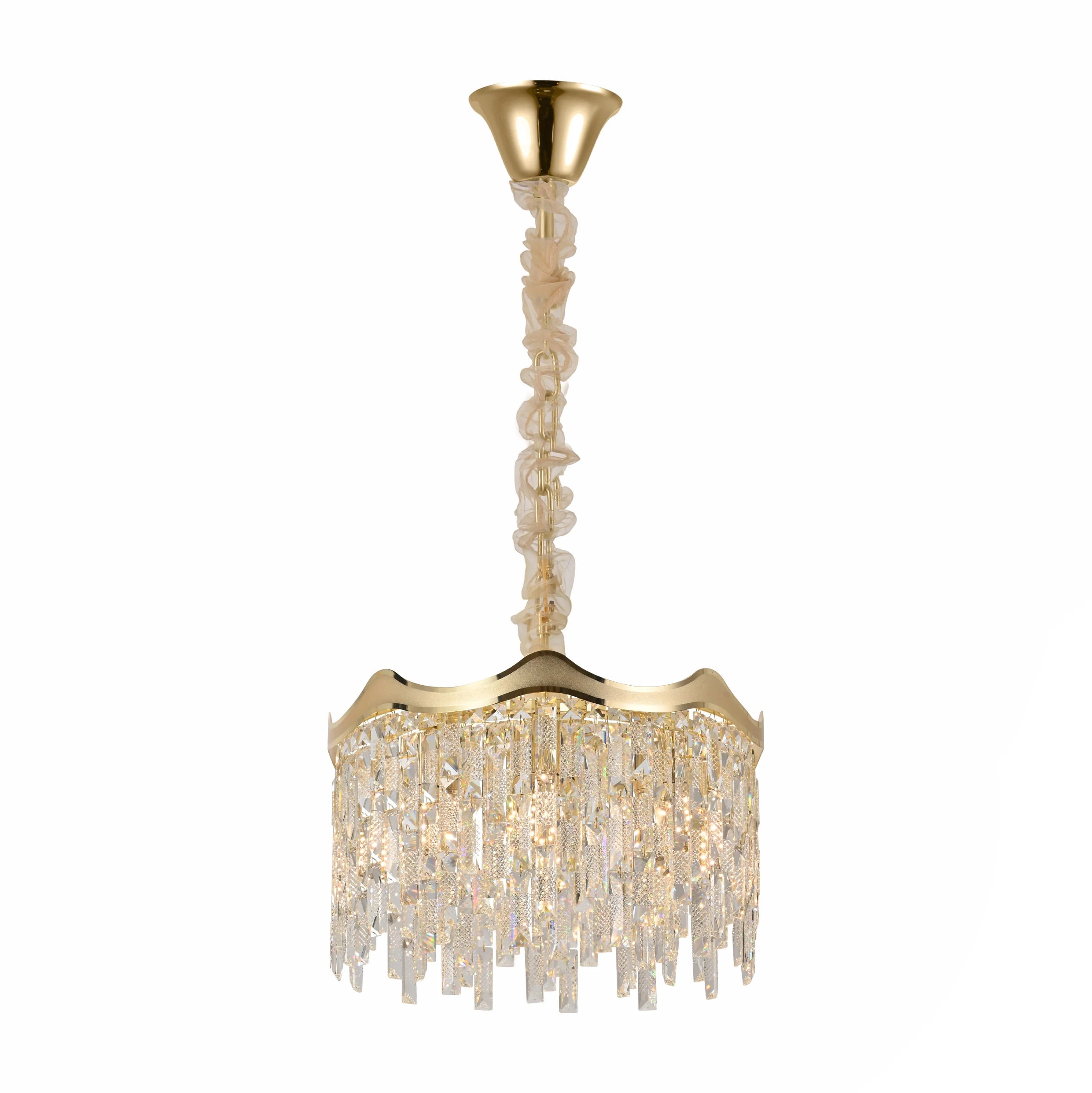 Main image of Crown Crystal Chandelier Ceiling Light | TEKLED 159-18095