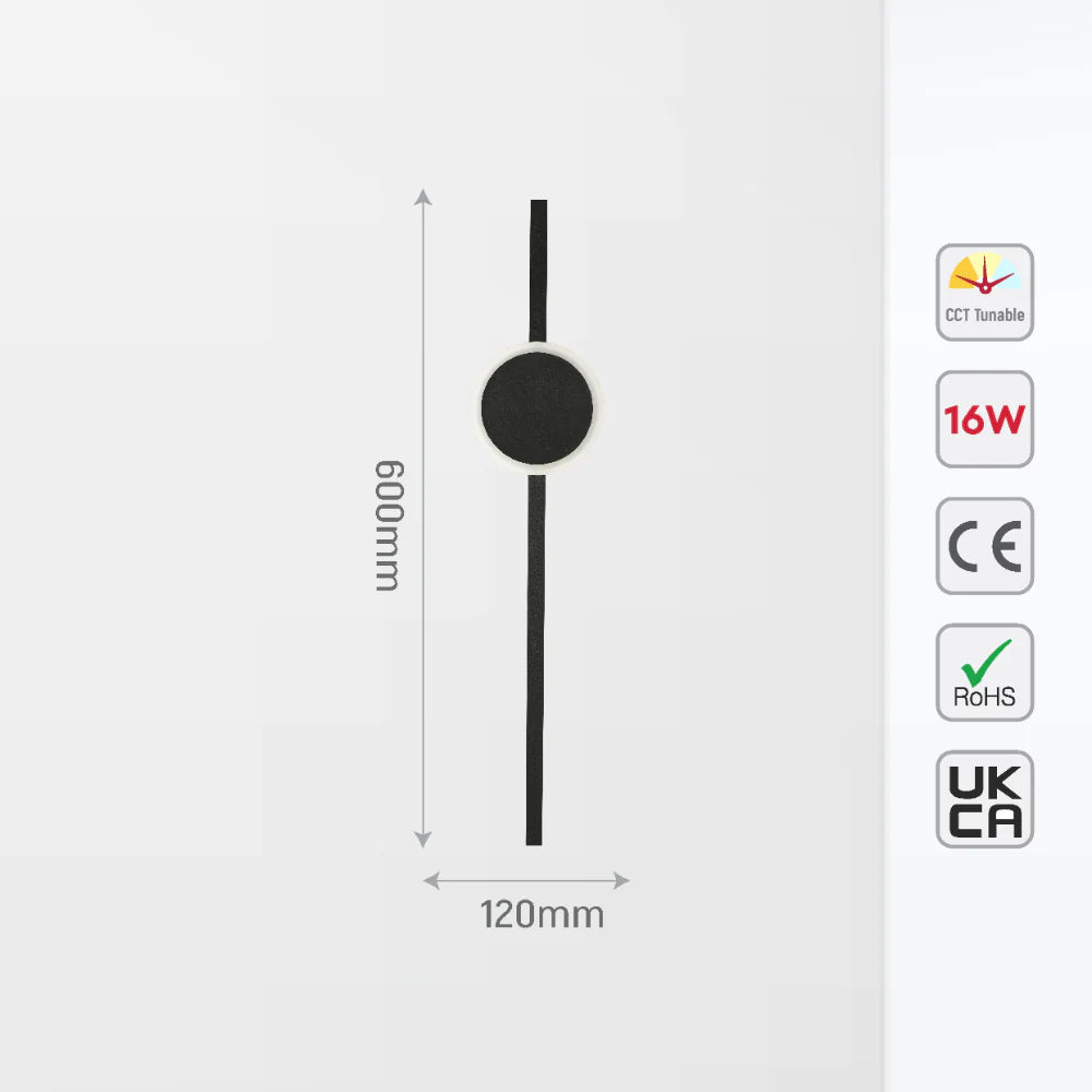 Dual-Function Radiant LED Light Wall or Ceiling Light 5