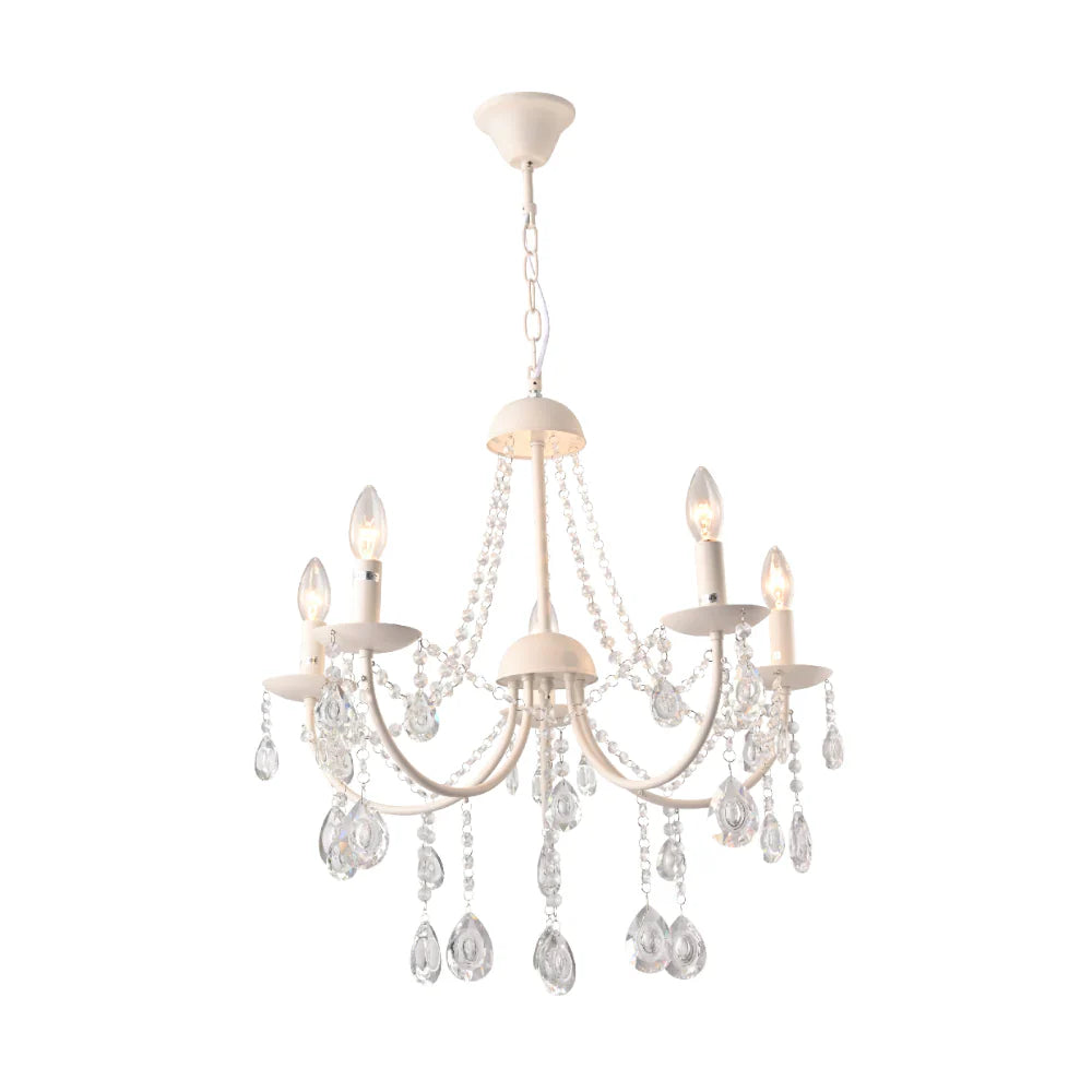 Main image of Elegant Cascade Waterfall Crystal Chandelier Ceiling Light | TEKLED 159-17966