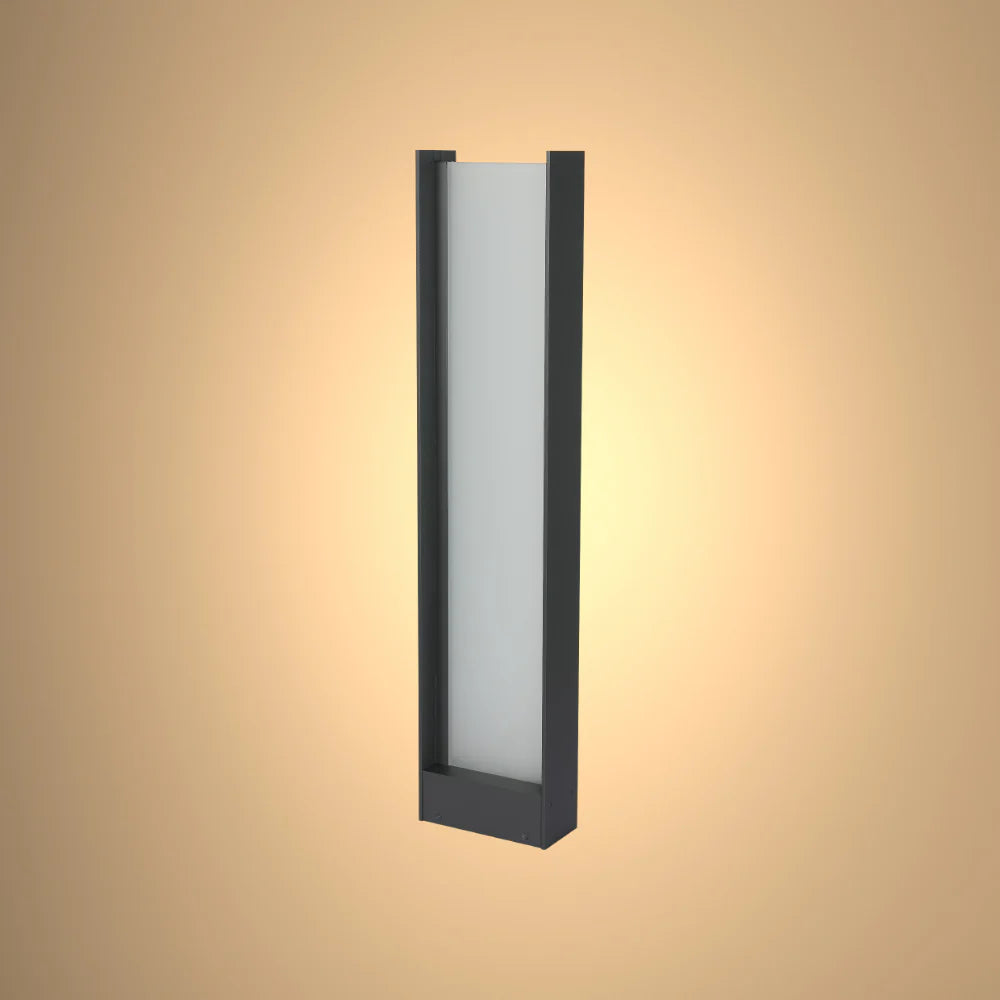 Frammed LED Outdoor Pathway Bollard Lawn Light 20W 4000K 1