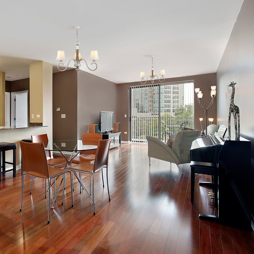 Interior application of Off White Fabric Shaded Gold Aged Ivory Traditional Retro Vintage Classic Chandelier Ceiling Light with 3xE14 Fitting | TEKLED 159-17834