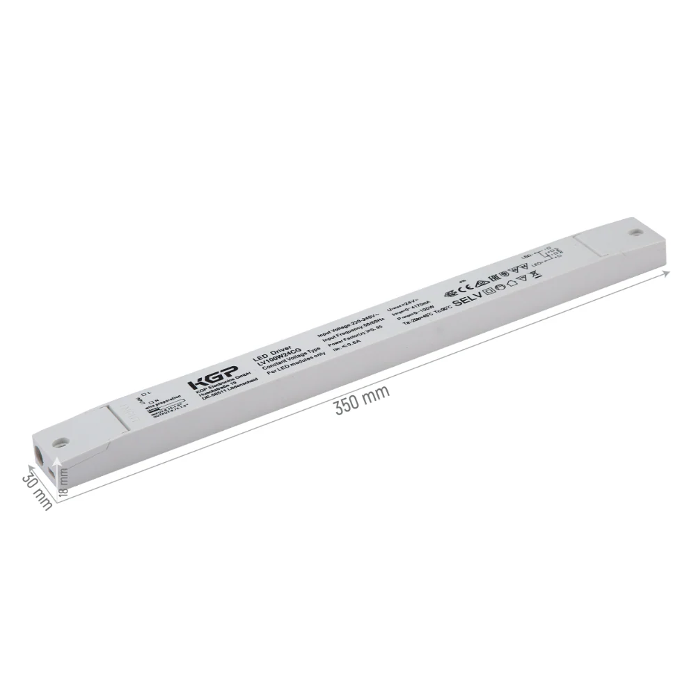 KGP Constant Voltage LED Driver 24V 100W 4A for LED Strips-Modules