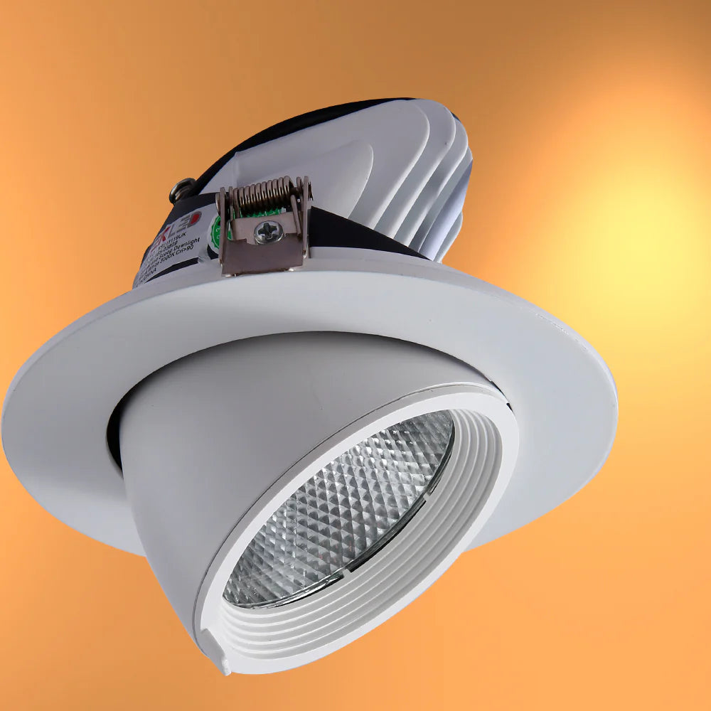 LED Accent Performance Swivel and Scoop Tilt Recessed Downlight CRI90 White 4