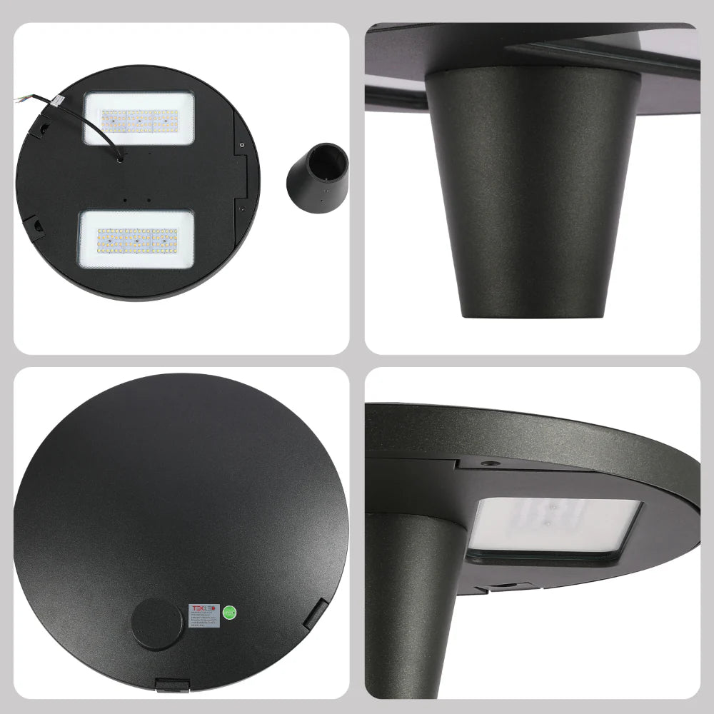 LED Pathway Garden Lamp Post Top Light 60W 3CCT 15