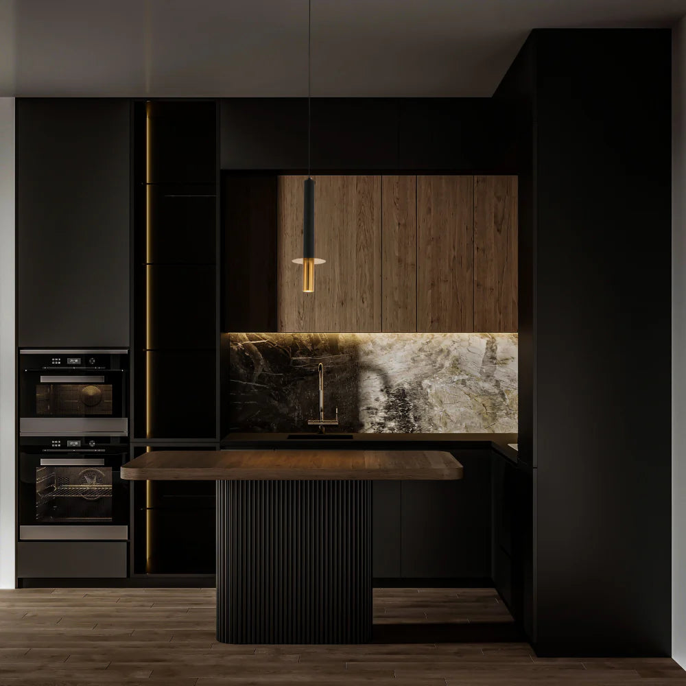 LED Pendant Downlight 5W 3000K Black and Bronze 5