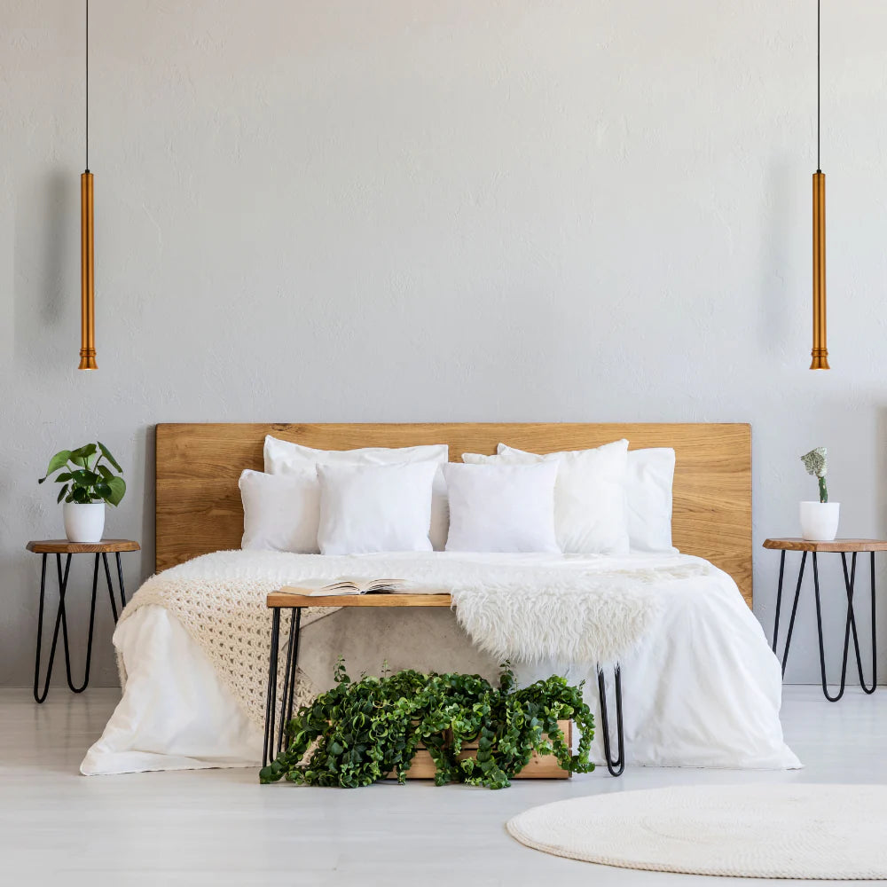 LED Pendant Downlight 5W 3000K Black and Bronze 12