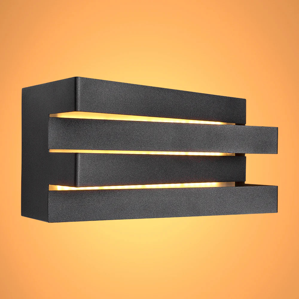 Integrated LED Metal Wall Light 12W Warm White 3000K 2