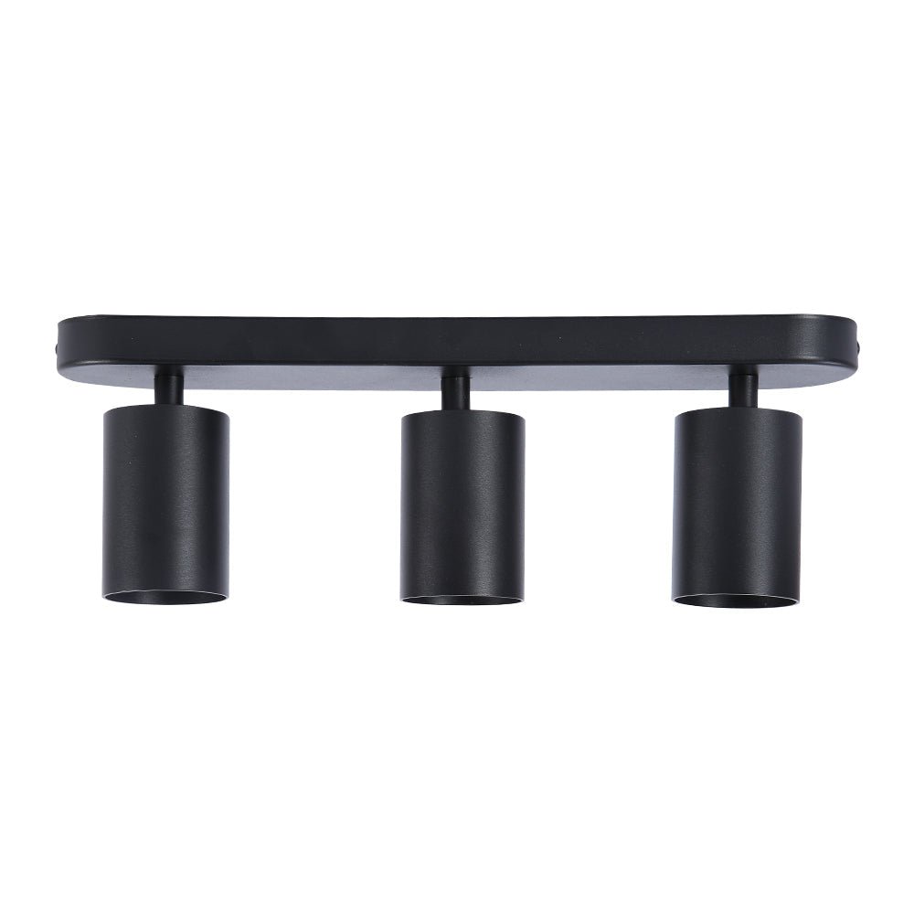 Main image of 3-way Spotlight Black Linear Canopy with GU10 Fitting | TEKLED 172-03032