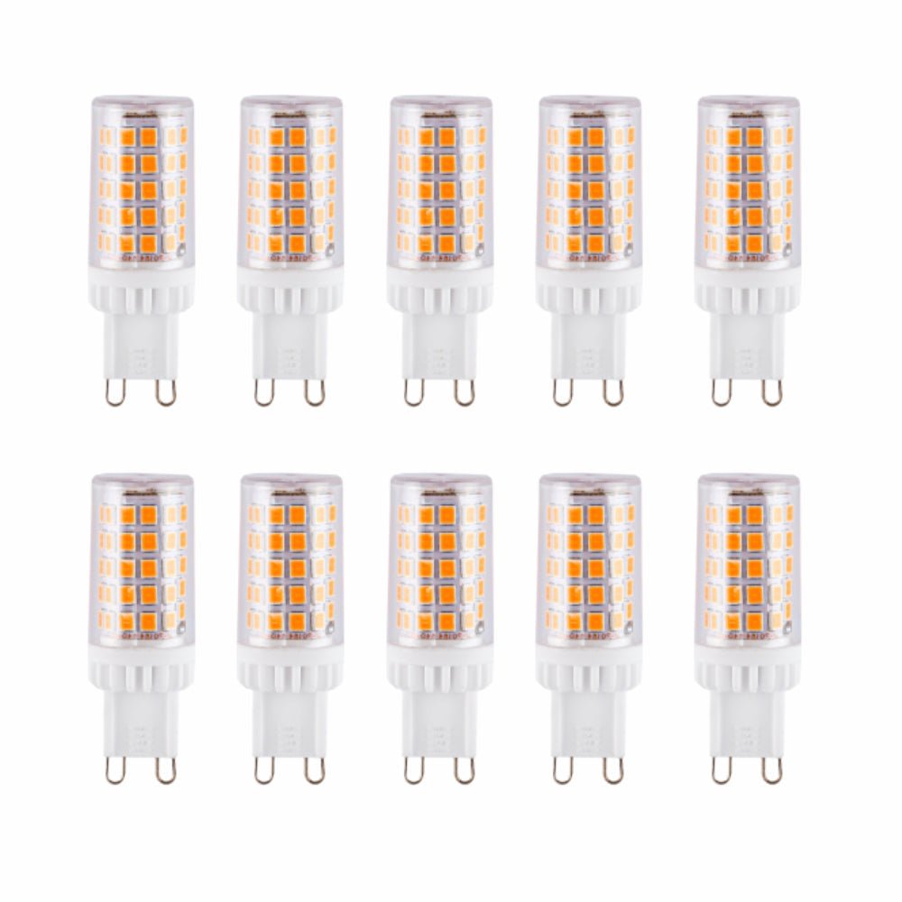 Main image of LED Capsule Bulb G9 Snap Fix 4.8W 500lm 3000K Warm White Pack of 10 | TEKLED 526-010952