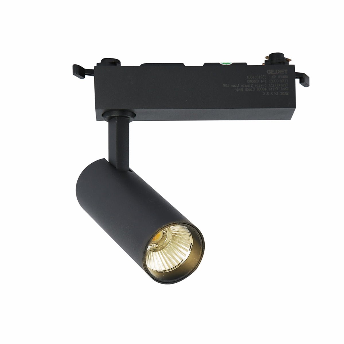 Main image of Tracklight 3-wire Single Line 10W Cool White 4000K Black Body | TEKLED 174-039903
