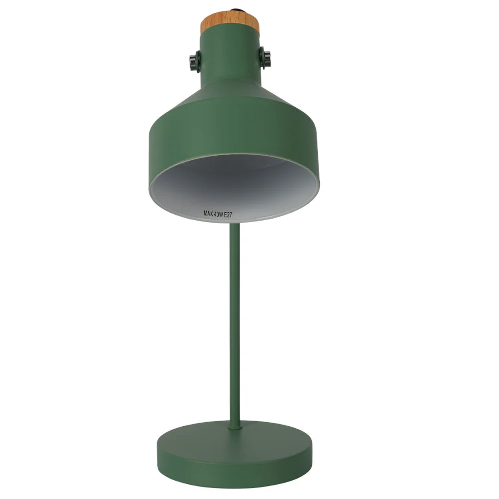 Modern Desk Lamp with Wooden Accent 3