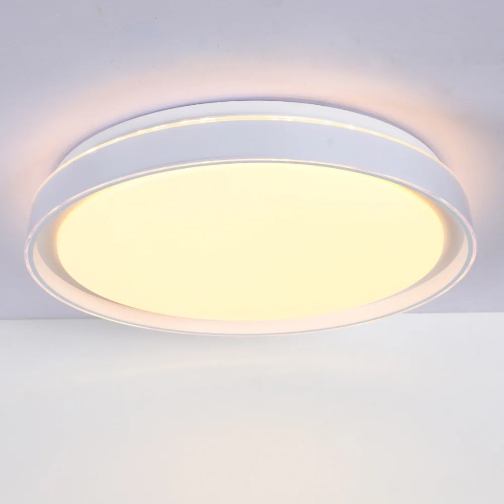 Modern Flush Mount Ceiling Light with Triple Light Diffusion, LED Flush Ceiling Light, TEKLED 8