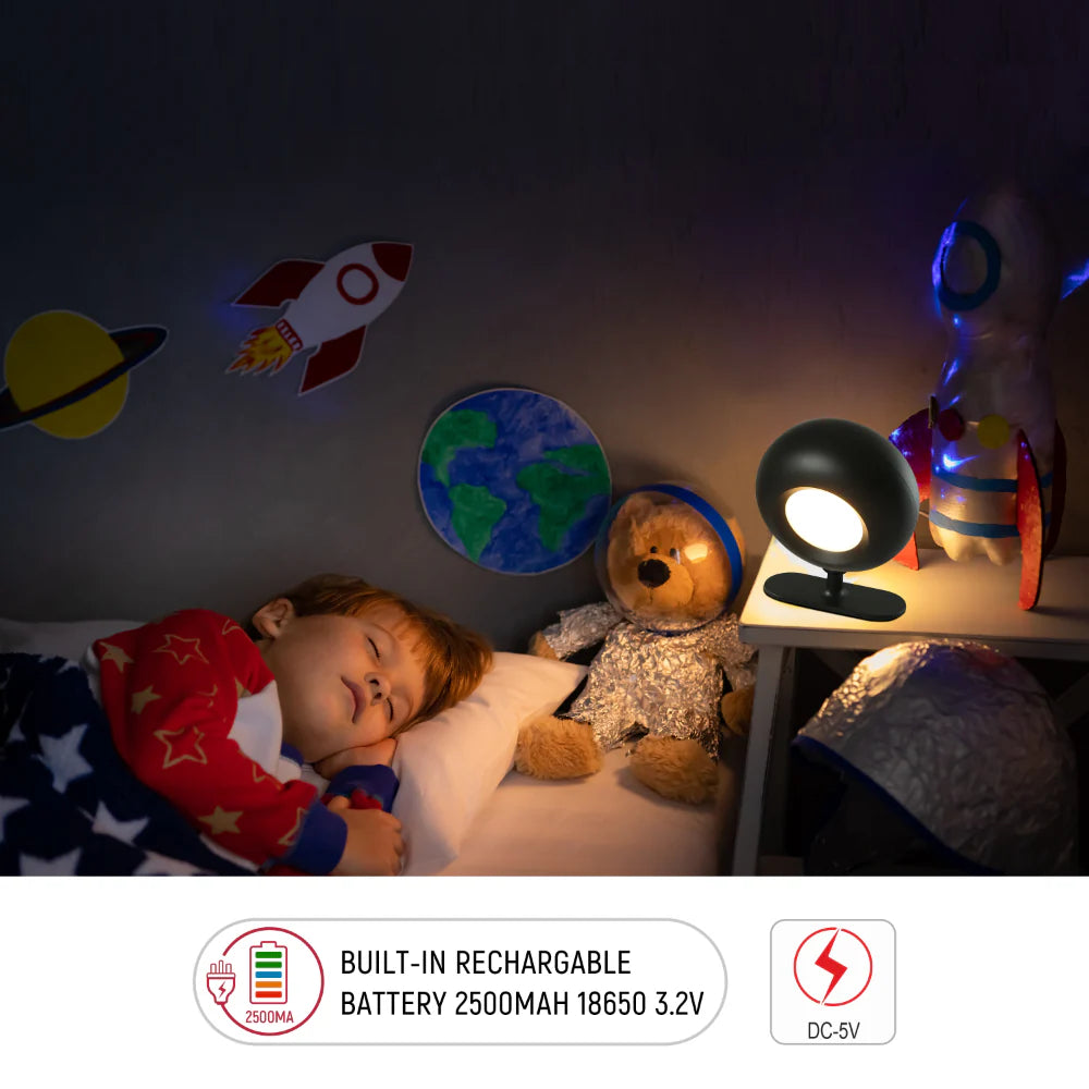 Living room kitchen bedroom use of Modern Minimalist Bedside Detachable LED Desk Lamp Rechargeable Portable White TEKLED | TEKLED 130-03756