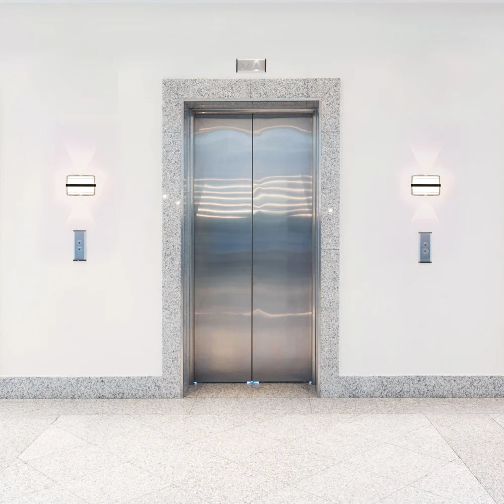 Modern Triple-source Up Down Decorative Band LED Wall Light Black 4000K 12W 4