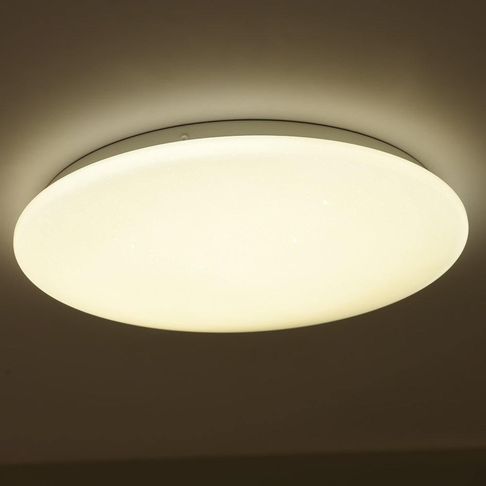 TEKLEDLED Flush Ceiling LightMoonlight Flush Ceiling Light 24W 1920LM IP20 non-yellowing PMMA Cover121-039944000K Cool White2