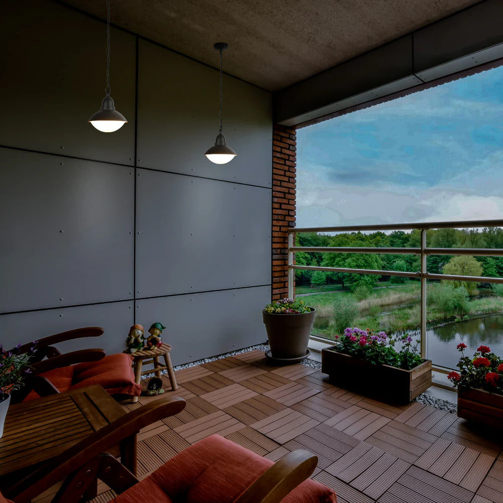 Norman Outdoor Pendant Lamp E27 Dark Grey 3