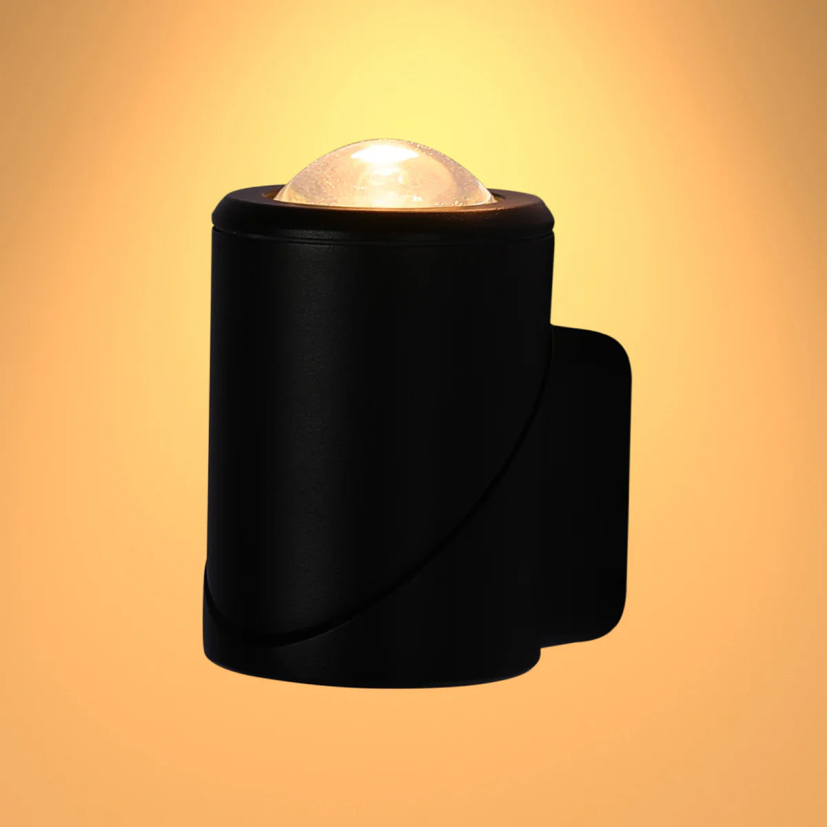 Main image of Rotatable Cylinders Outdoor LED Wall Light Black 3000K Narrow Beam 182-034150