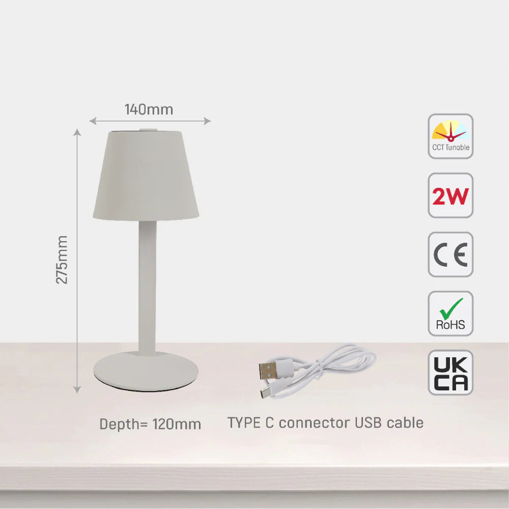 Solar-Powered Portable Outdoor LED Table Lamp 10