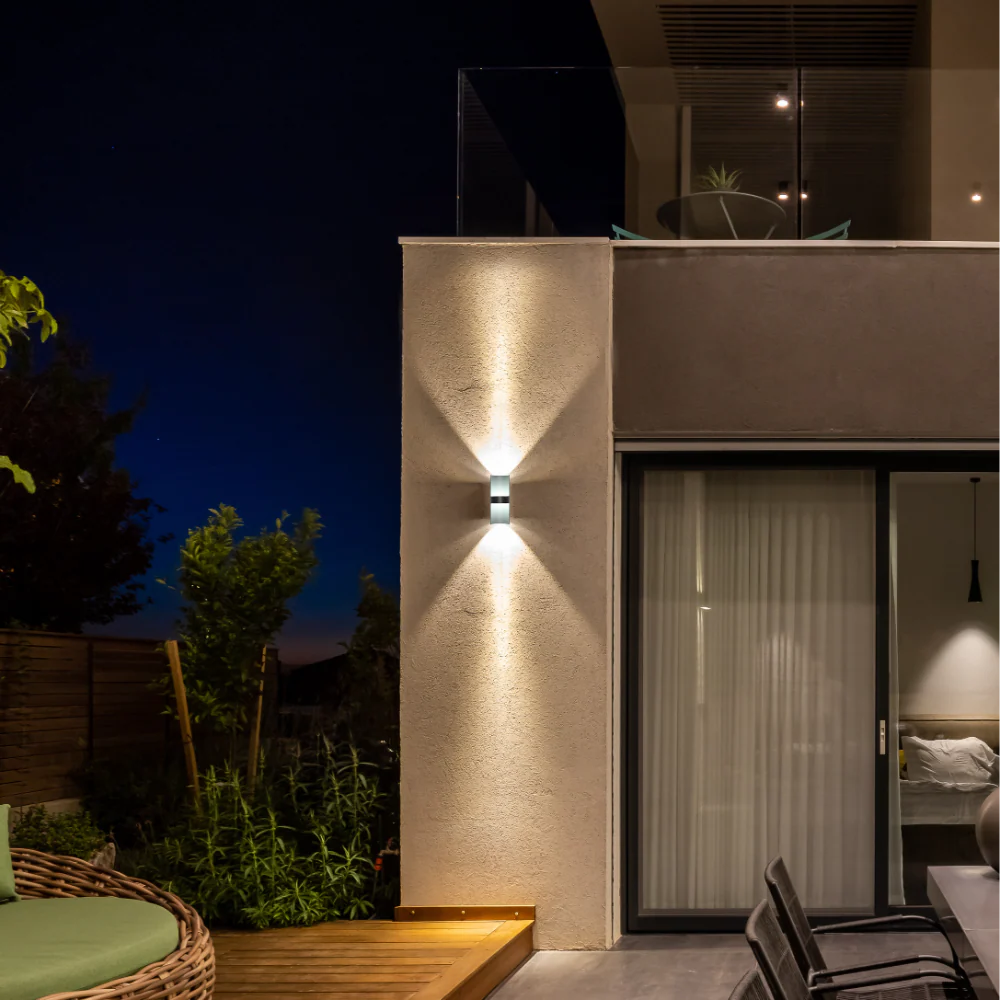 Splitted Bamboo LED Outdoor Wall Light 3000K/4000K/6500K 13W 6