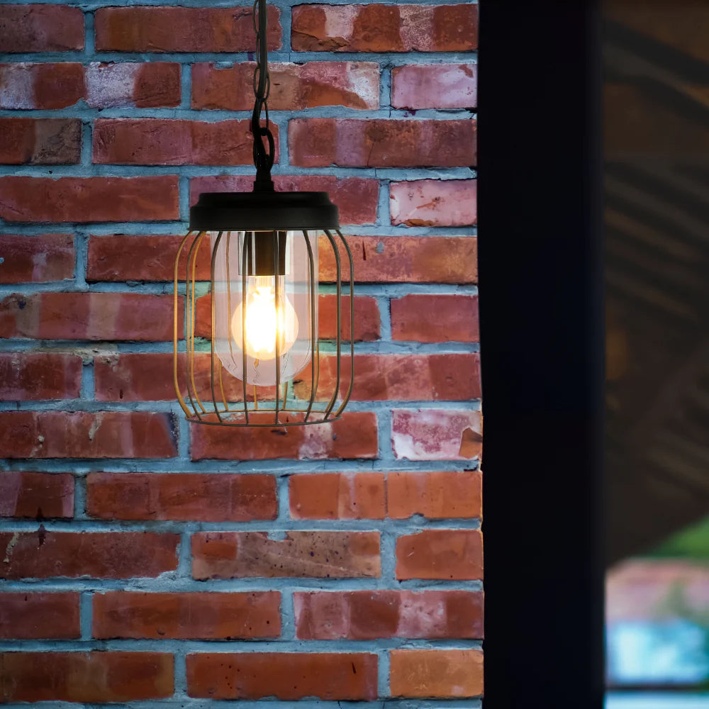 Tuela Outdoor Pendant Lamp E27 Dark Grey 4