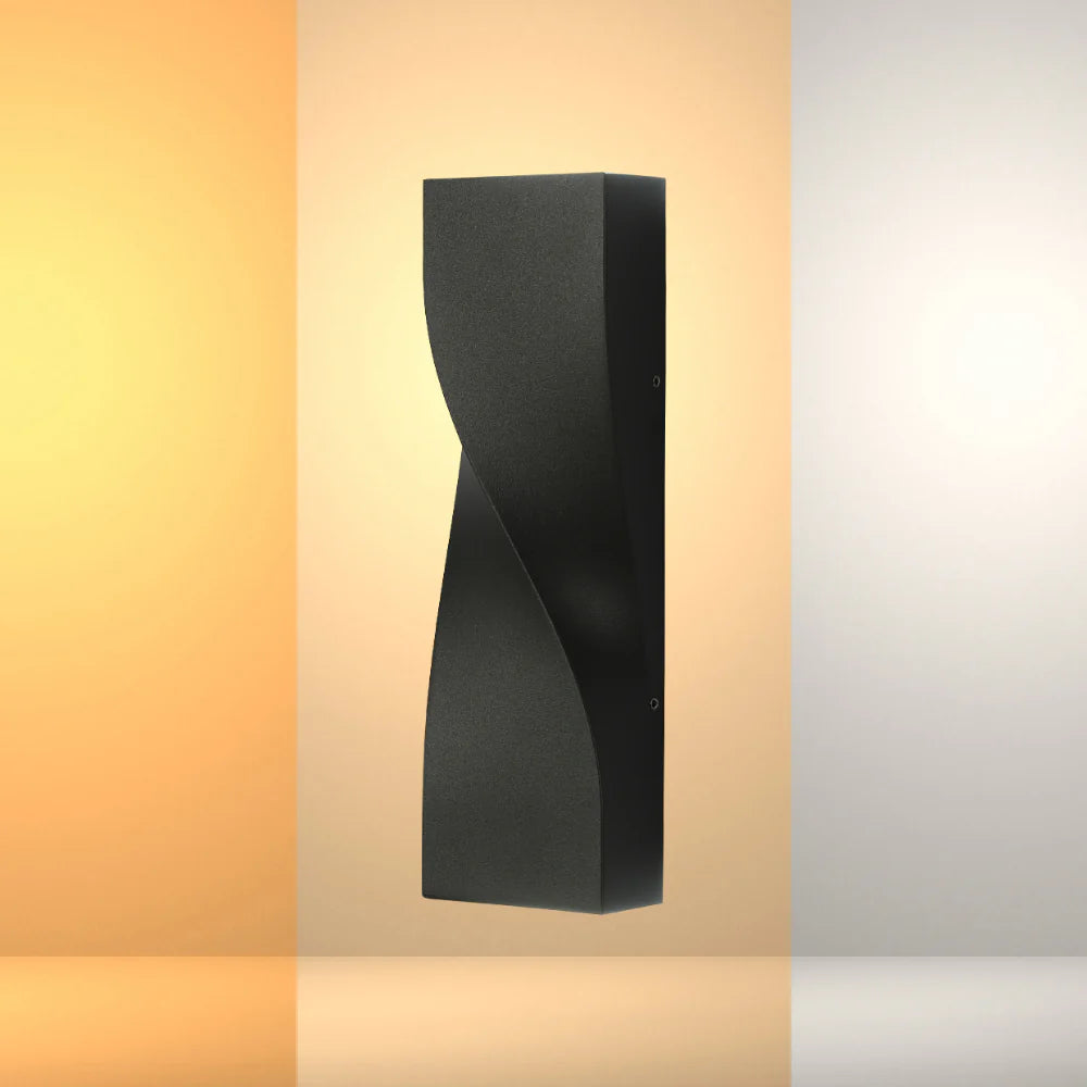 Twist Up and Down LED Outdoor Wall Light 3000K/4000K/6500K 11W 1