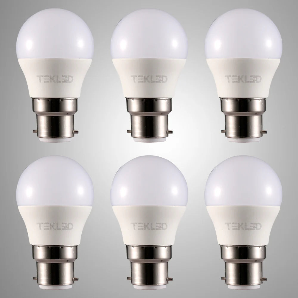 Ursa LED Golf Ball G45 B22 Bayonet Cap 5W Pack of 6 15