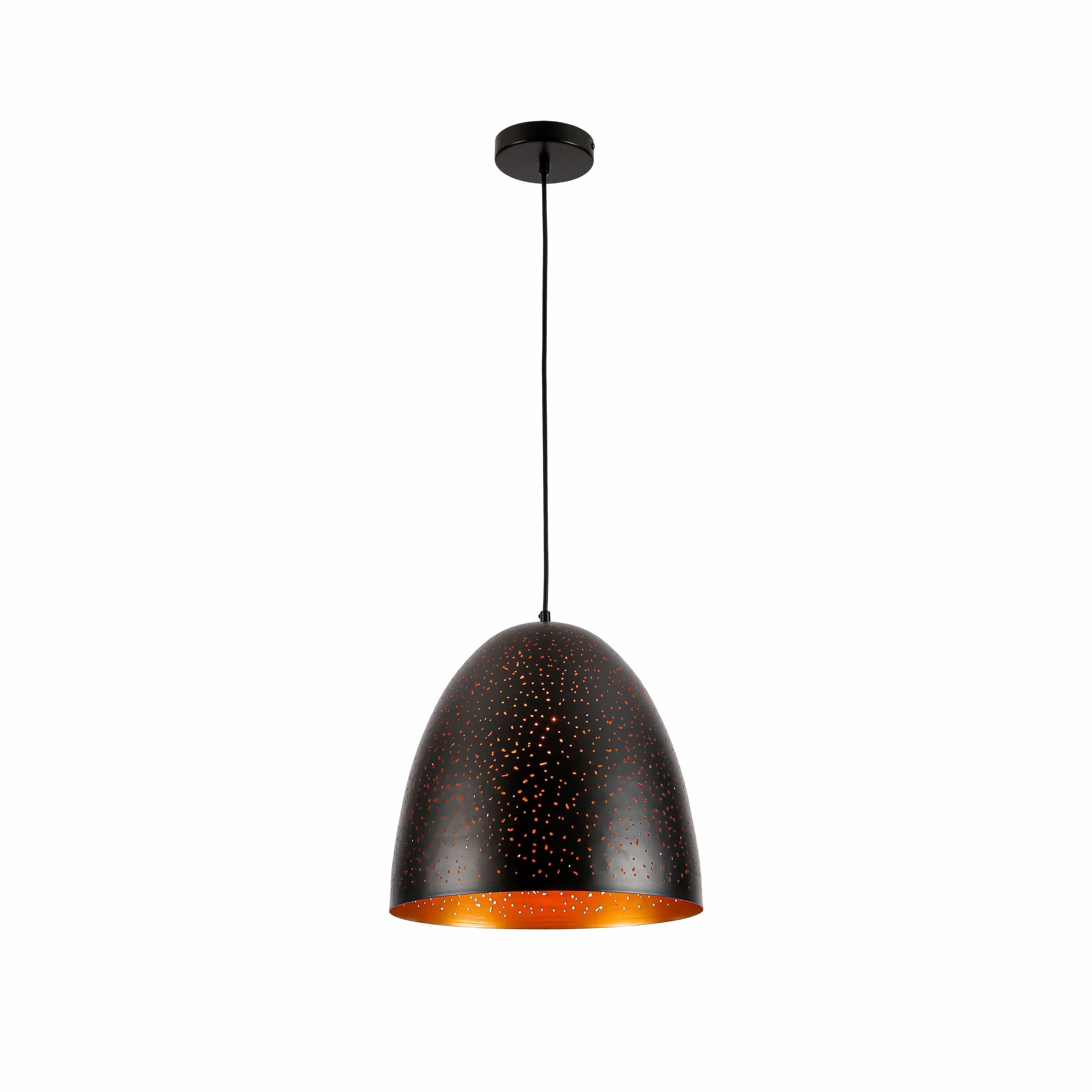 Dome Indian Dome Moroccan Night Milkyway Ceiling Pendant Light E27 Fitting Black Gold