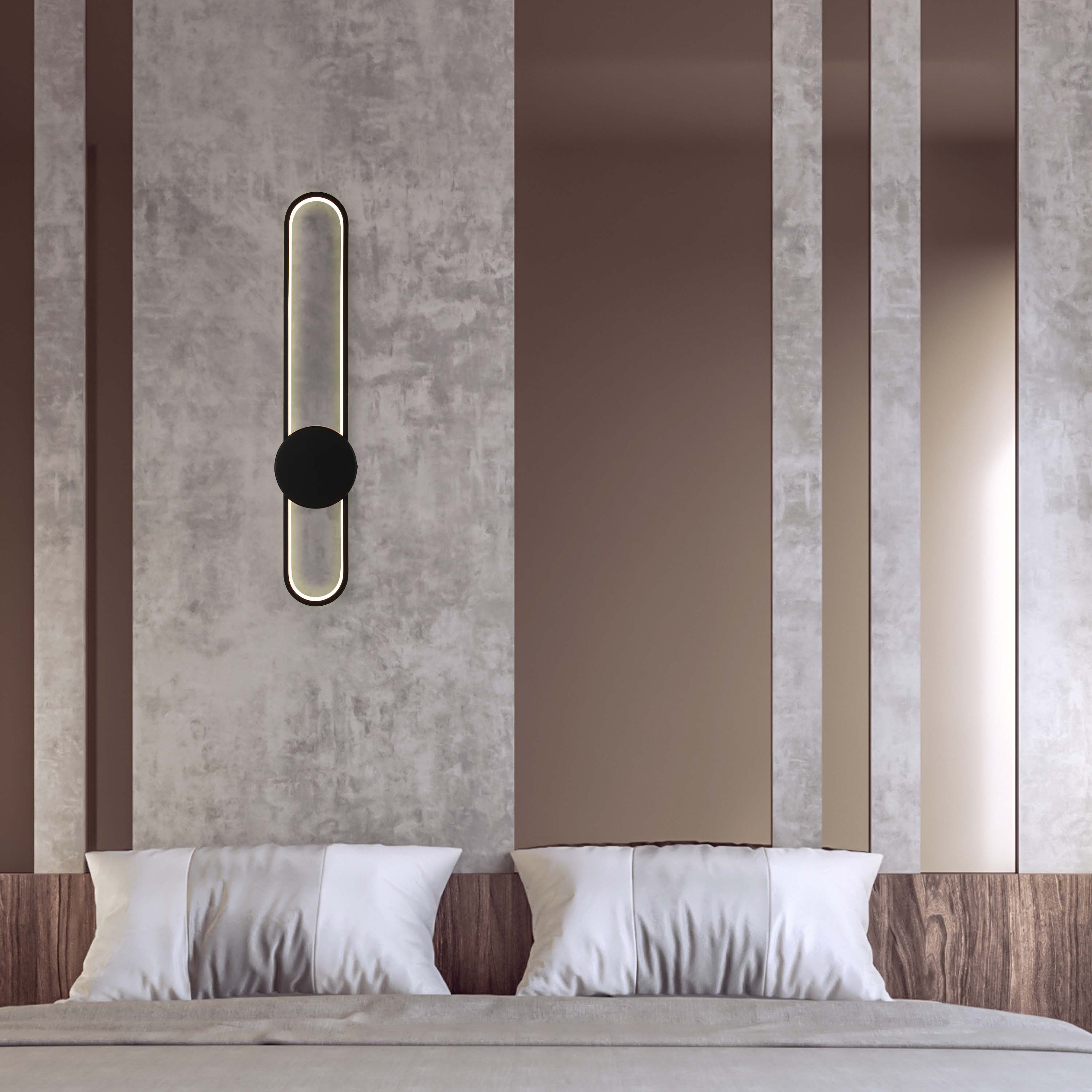 Modern Linear LED Wall Sconce, 3CCT Selectable Light (60cm / 90cm)