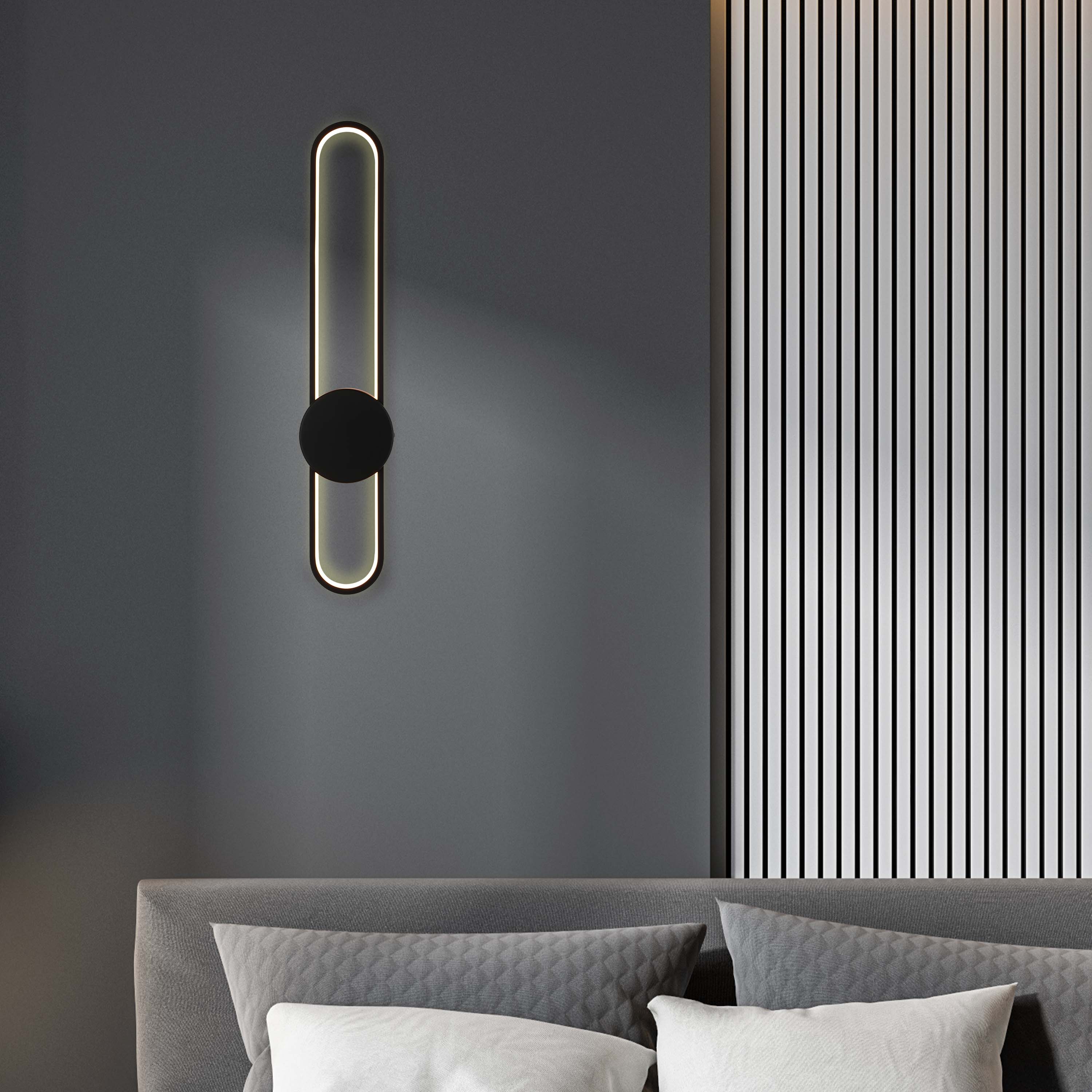 Modern Linear LED Wall Sconce, 3CCT Selectable Light (60cm / 90cm)