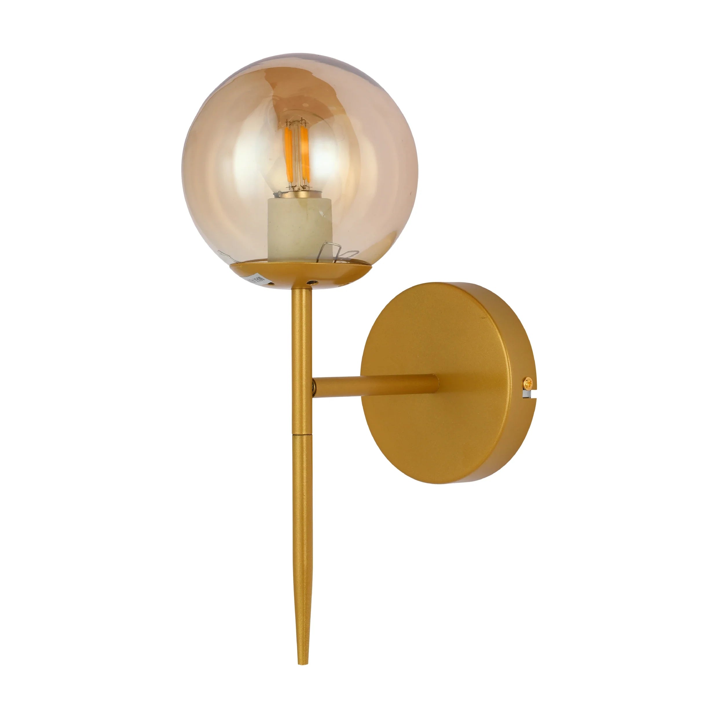 Mid-century Nordic Globe Sconce Modern Wall Light