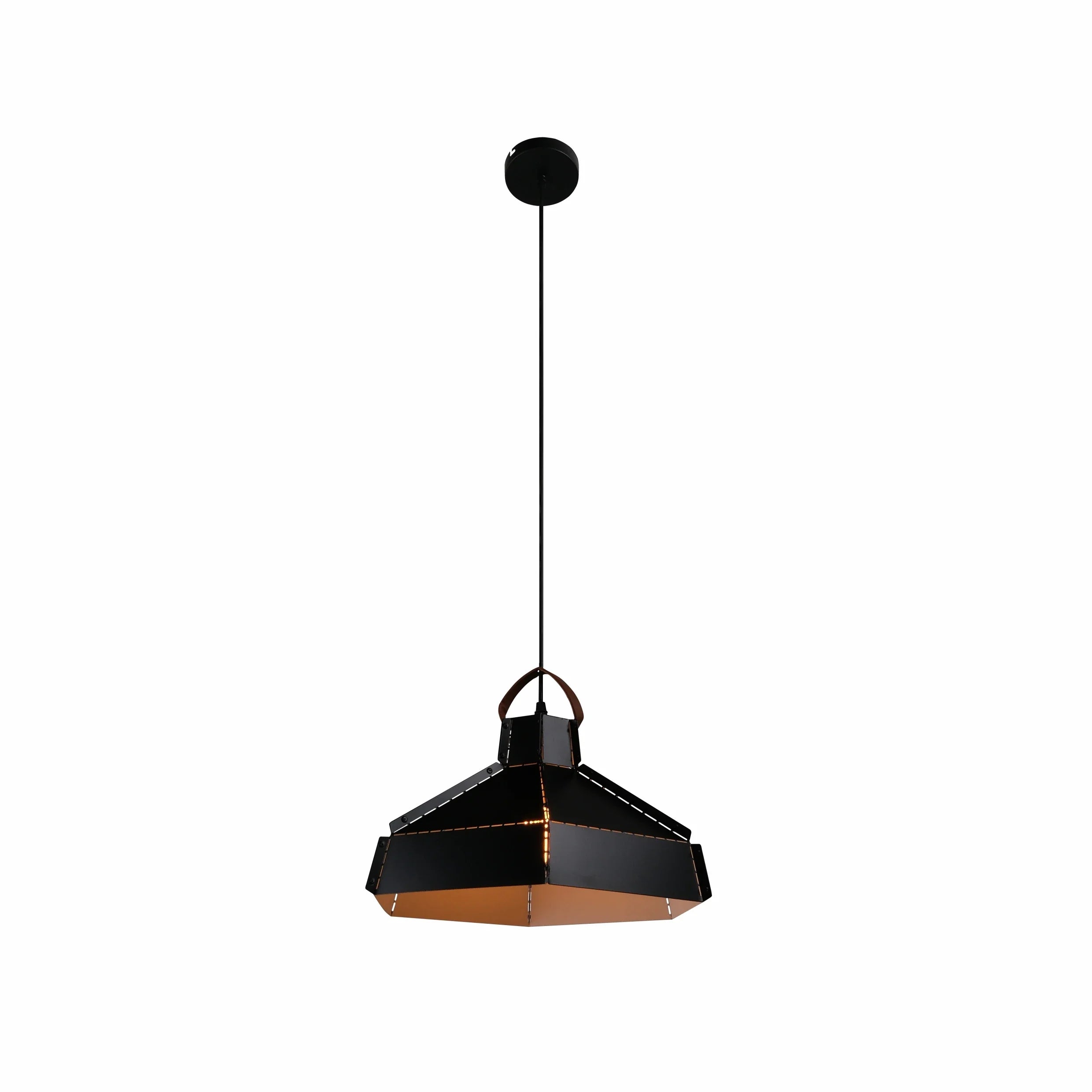 Esagono Midi Maxi Metal Pendant Ceiling Light E27