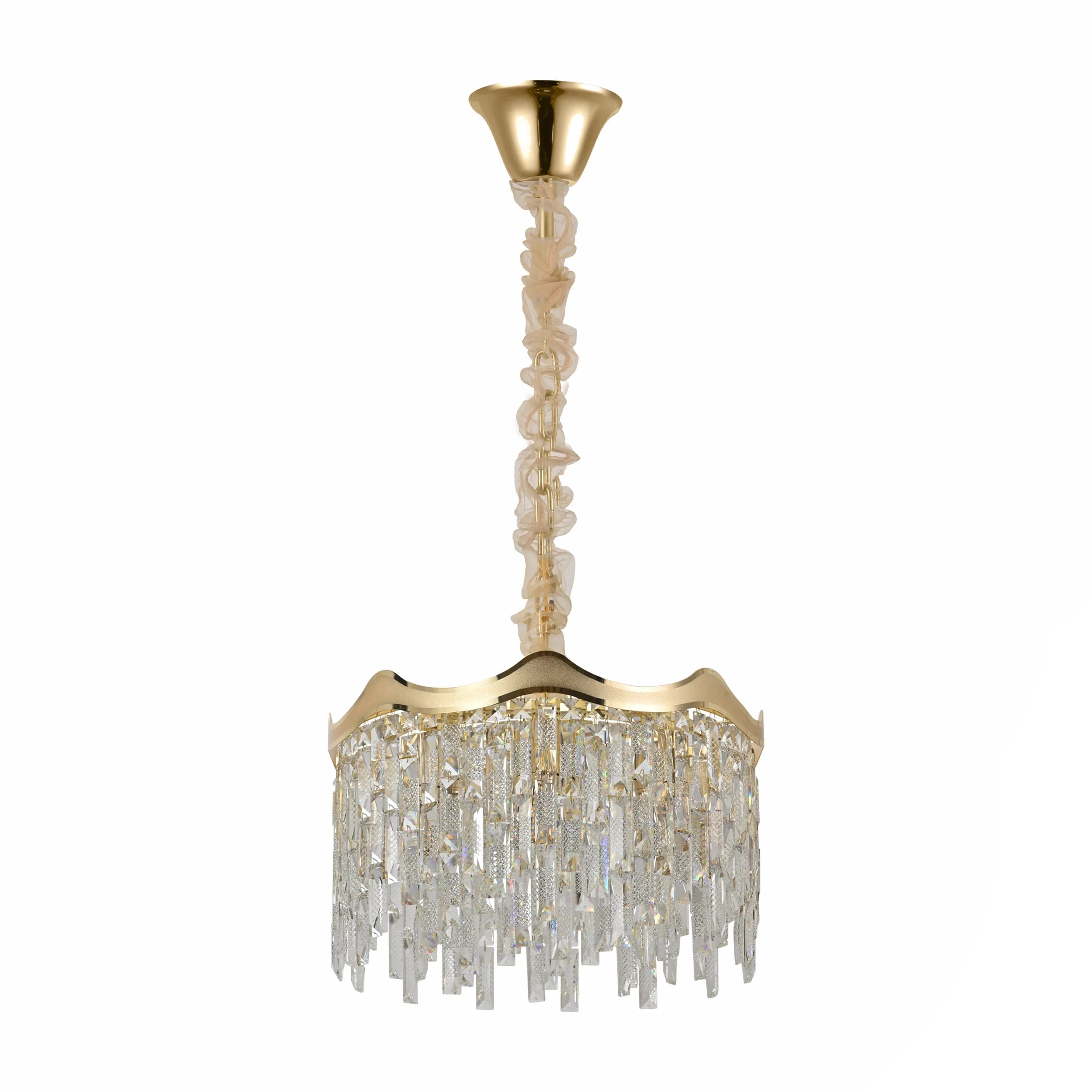 Crown Crystal Chandelier Ceiling Light