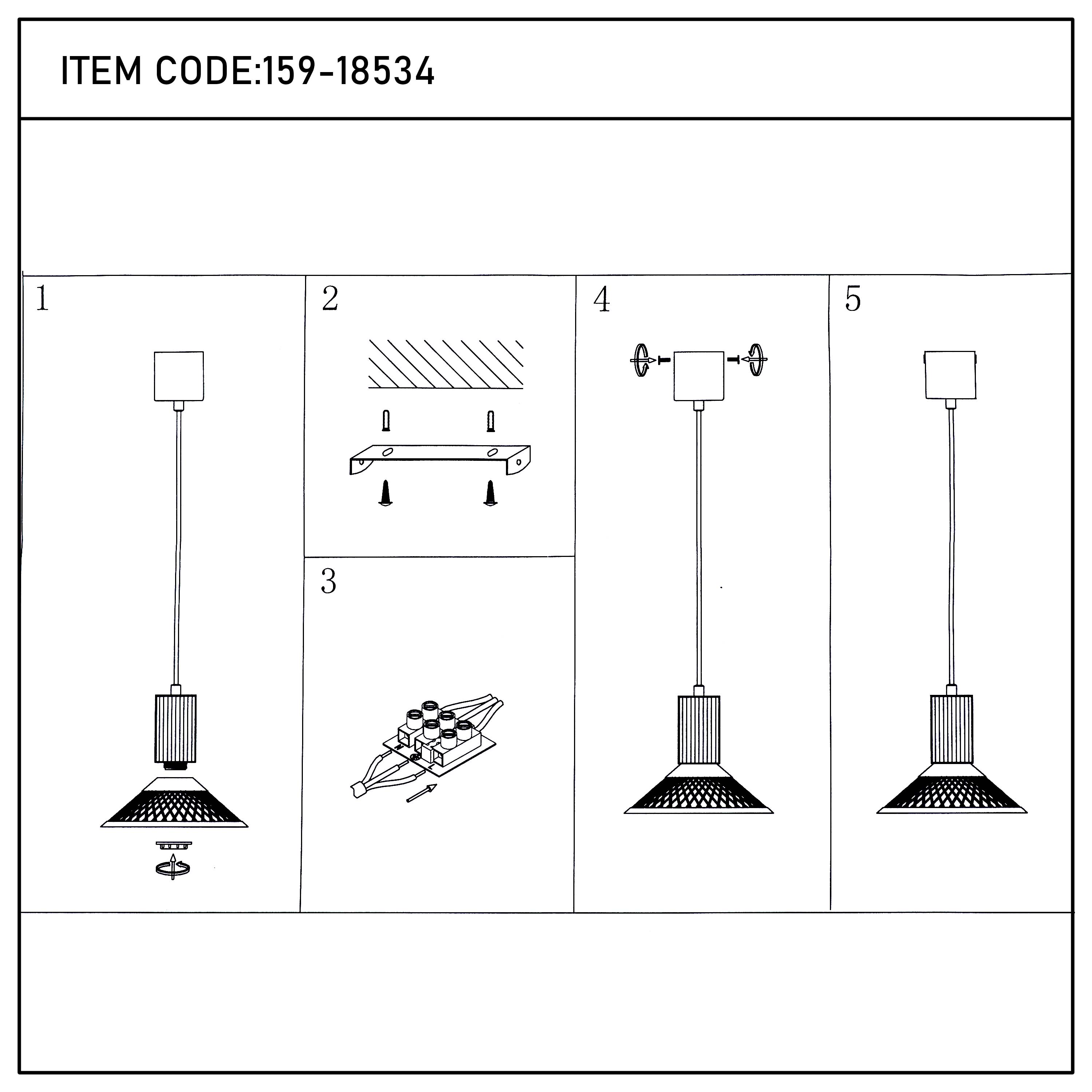 Modern Matte Black Disc Shade Pendant Light, 1 to 8-Light E14