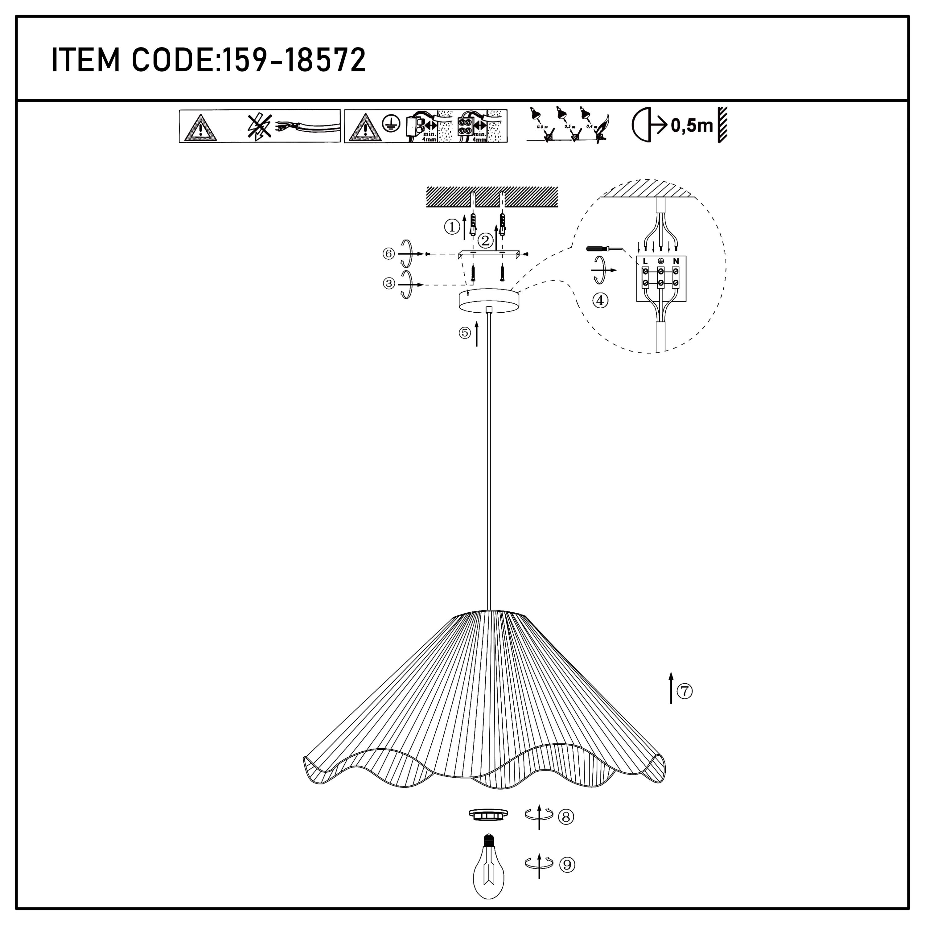 Natural Raffia Paper Woven Pendant Light, 1x E27